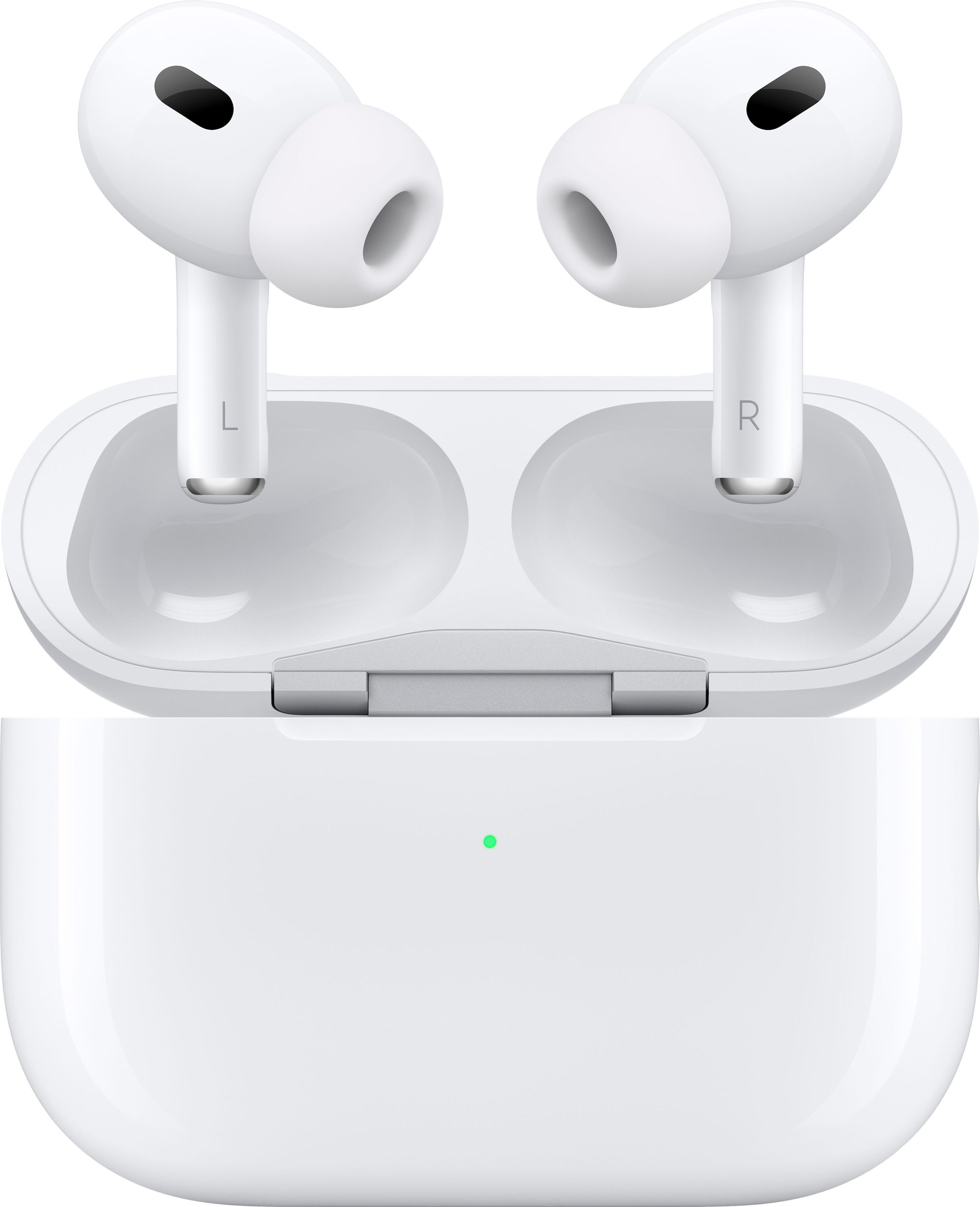 Active Raten 2023) MagSafe Case (2. Noise auf Siri Pro mit (USB-C)«, Gen. (ANC)-Freisprechfunktion-Transparenzmodus-kompatibel »AirPods Cancelling kaufen Bluetooth, Apple In-Ear-Kopfhörer mit