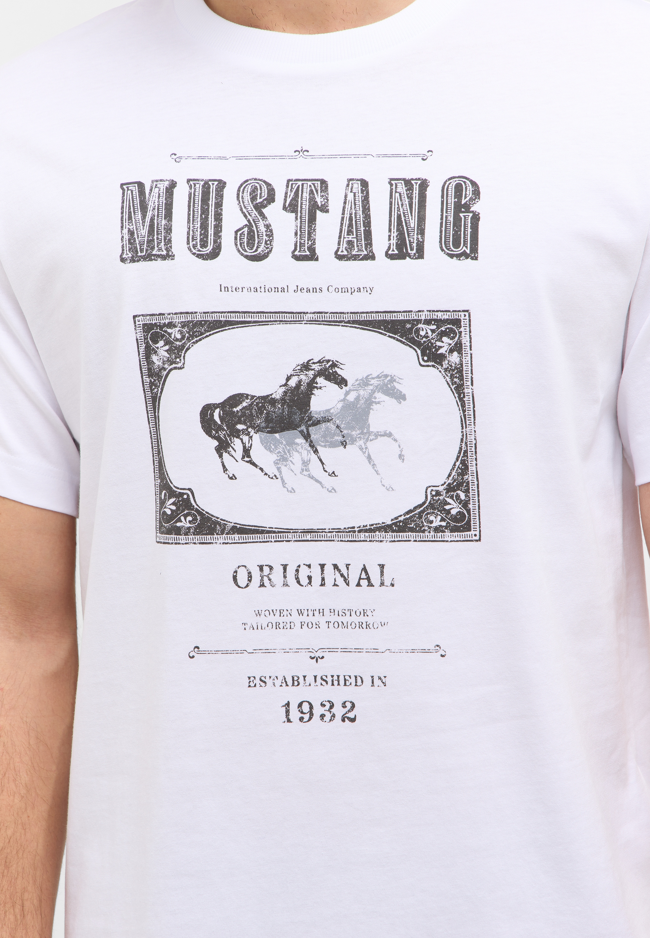 MUSTANG Kurzarmshirt »Herren Style Akron«