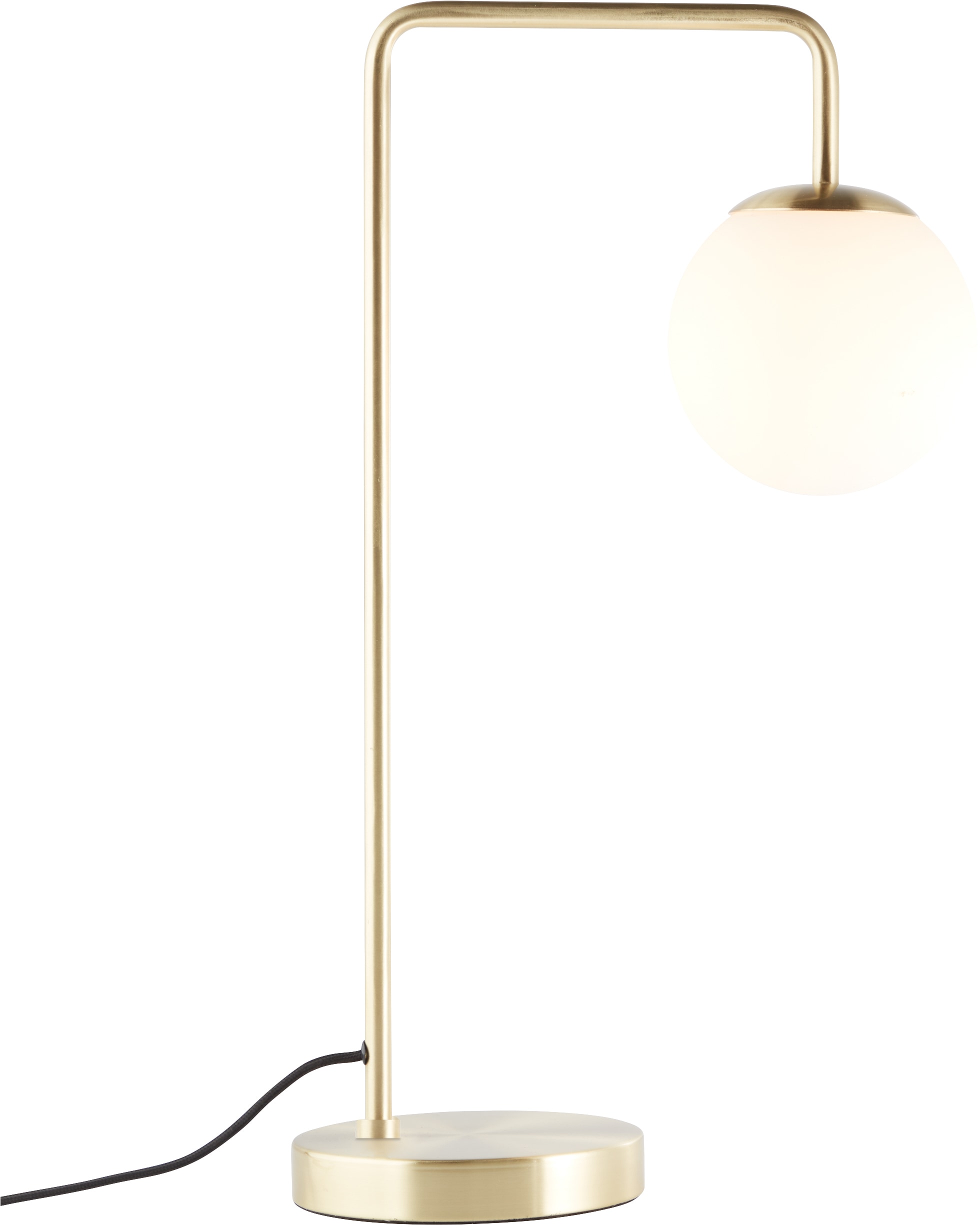 Tischlampe aus Opalglas 1 mit Home Glas Nachttischlampe by flammig-flammig, Gercke »Joleen«, kaufen Tischleuchte messingfarbene online Kugeln Lena LeGer
