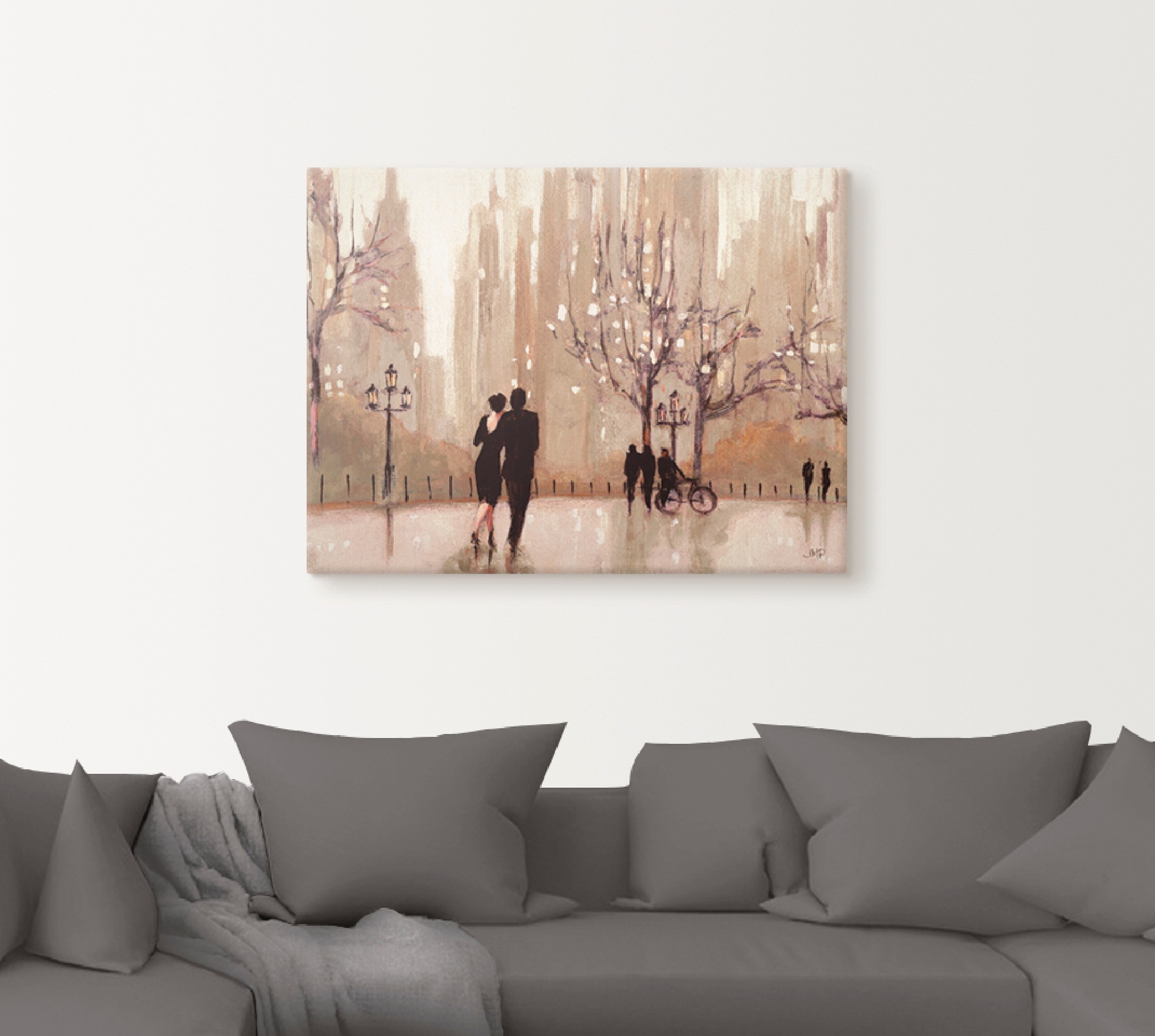 Artland Wandbild »Ein Abend in der Natur«, Paar, (1 St.), als Leinwandbild, Poster, Wandaufkleber in verschied. Größen
