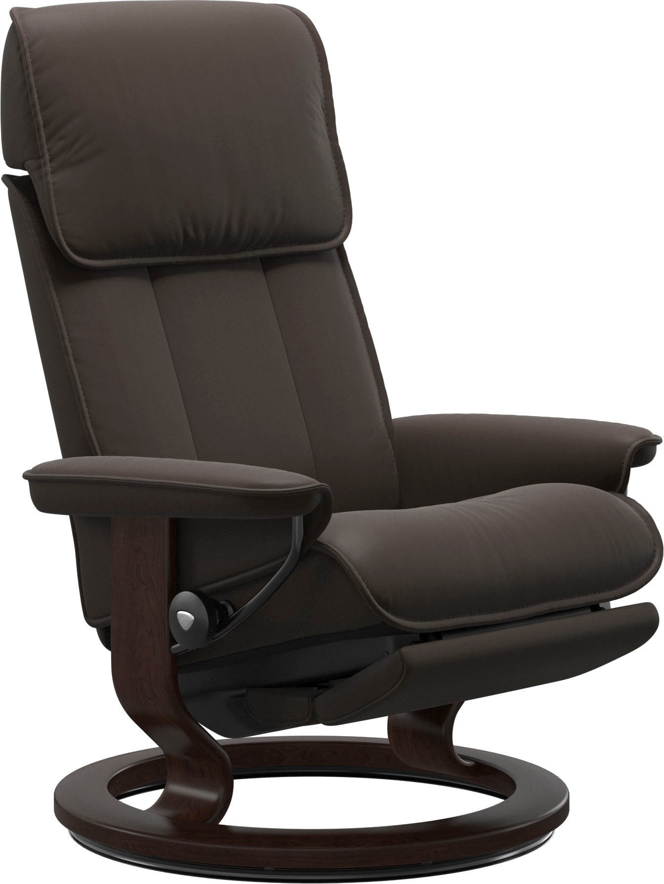 Stressless® Relaxsessel »Admiral« verstellbar, optional 2-motorisch, Größe M & L, Gestell Braun