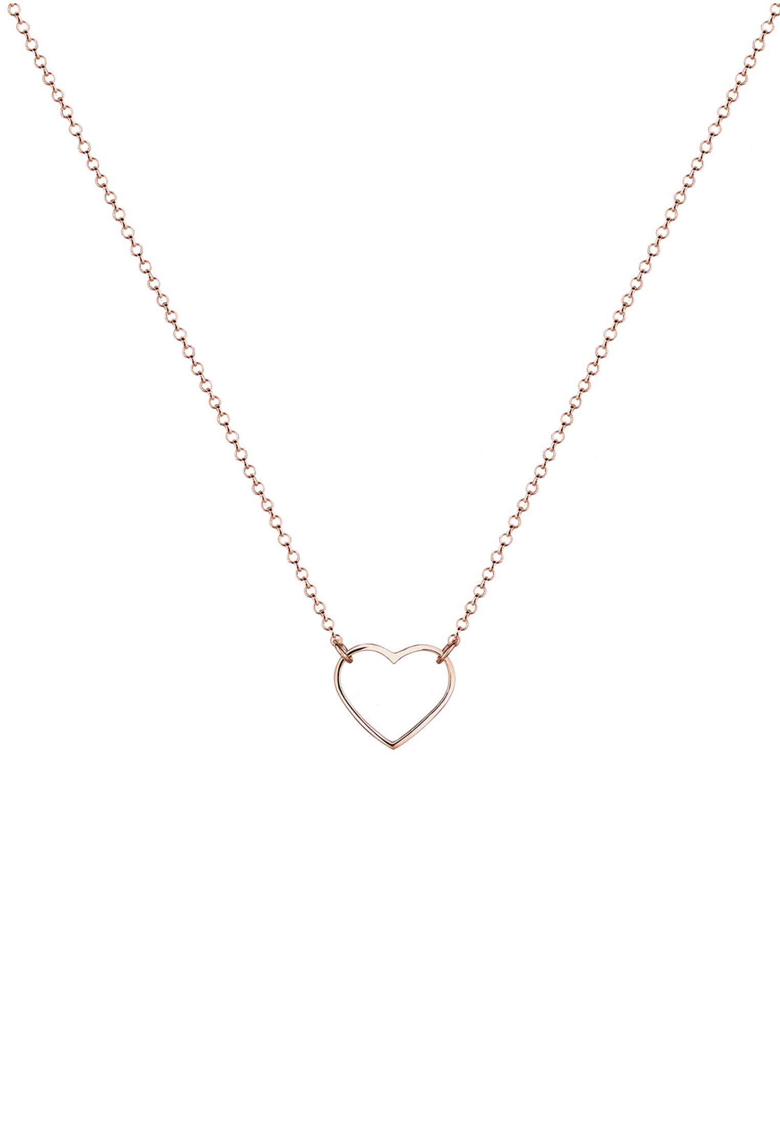 Elli Kette mit Anhänger »Herz Liebesbeweis 925 Sterling Silber«