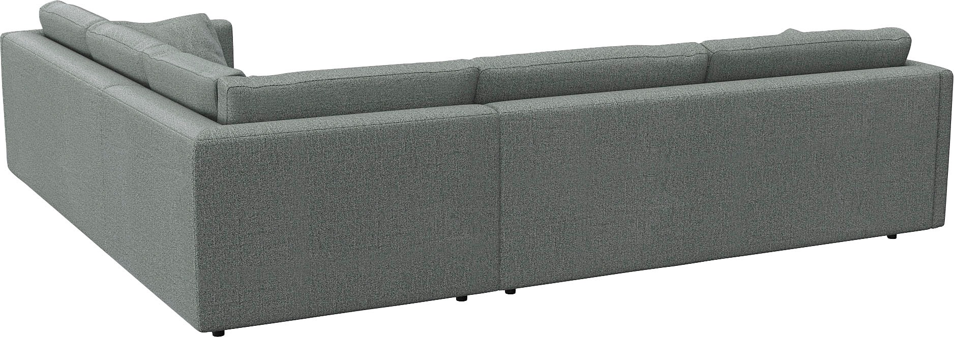 FLEXLUX Ecksofa »Lovane, elegant und zeitlos, bequem, L-Form«, Weich & anschmiegsam, große Sitztiefe auf Kaltschaum, Dekokissen inkl.
