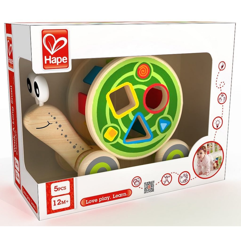 Hape Nachziehtier »Schnecke«, (Set, 1 tlg., 1)