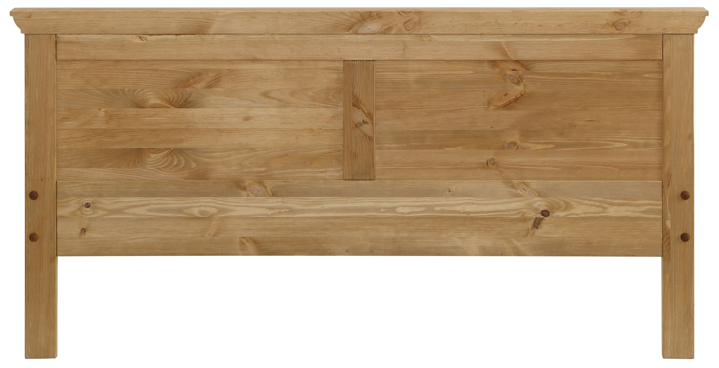 Home affaire Massivholzbett »Indra, TOPSELLER, Landhausstil, edles Design,zertifiziertes Massivholz«, (Breite/Belastbarkeit 180cm/220 KG, 140cm/180 KG, 90cm/120 KG), mit dekorativen Fräsungen, in 2 Breiten und Farben