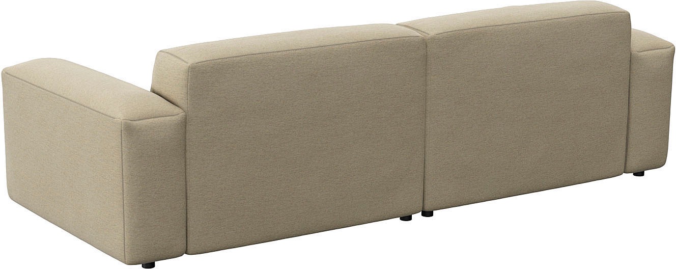 FLEXLUX Ecksofa »Lucera Chaislongue rechts oder links, L-Form, bequem«, modern & anschmiegsam, Kaltschaum, Stahl-Wellenunterfederung