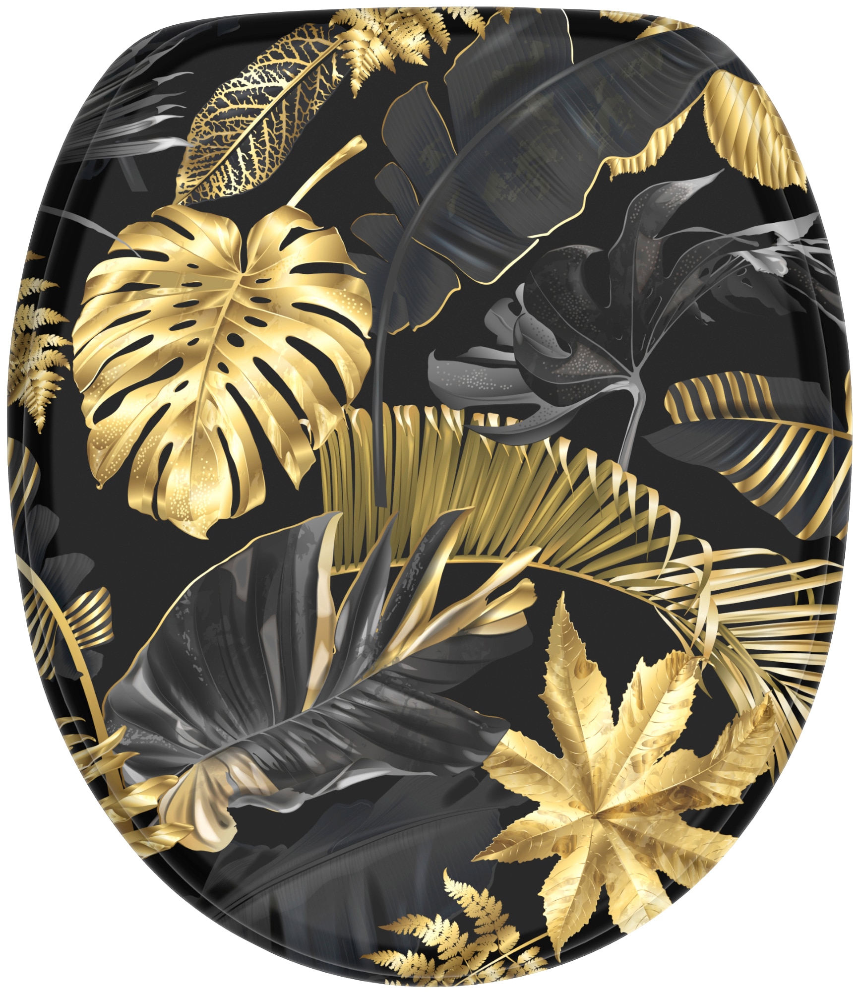 Sanilo WC-Sitz »Golden Leaves«, mit Absenkautomatik, BxL: 37,7 x 42,0 - 47,0 cm kaufen