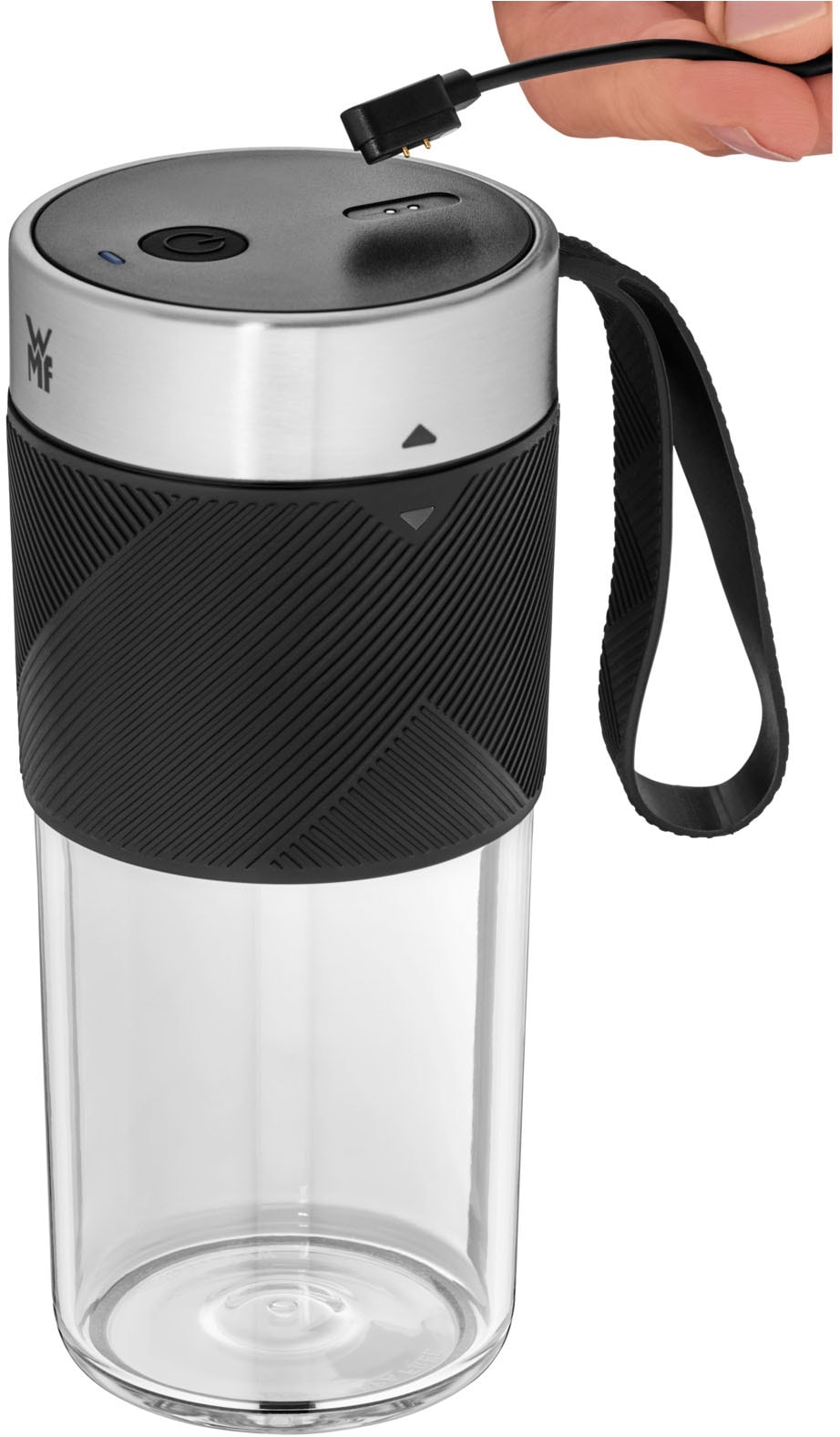 WMF Smoothie-Maker »KÜCHENminis Mix on the go«, 50 W, aufladbarer Mixer, tragbar und kompakt für unterwegs, leise Handhabung
