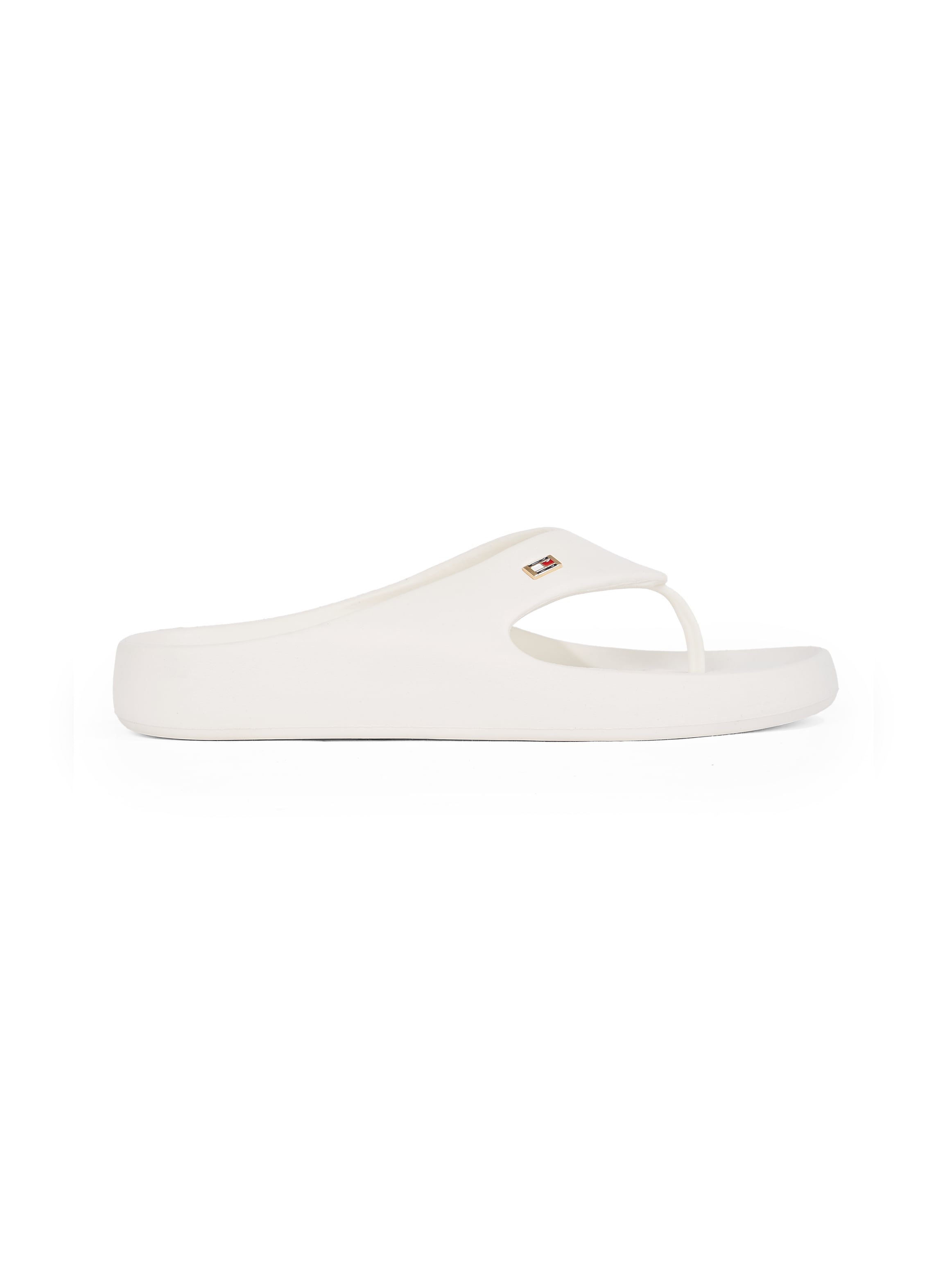 Tommy Hilfiger Zehentrenner »TH COMFORT BEACH SANDAL«, Dianette, Sommerschuh, Bequemschuh mit kleiner Logostickerei
