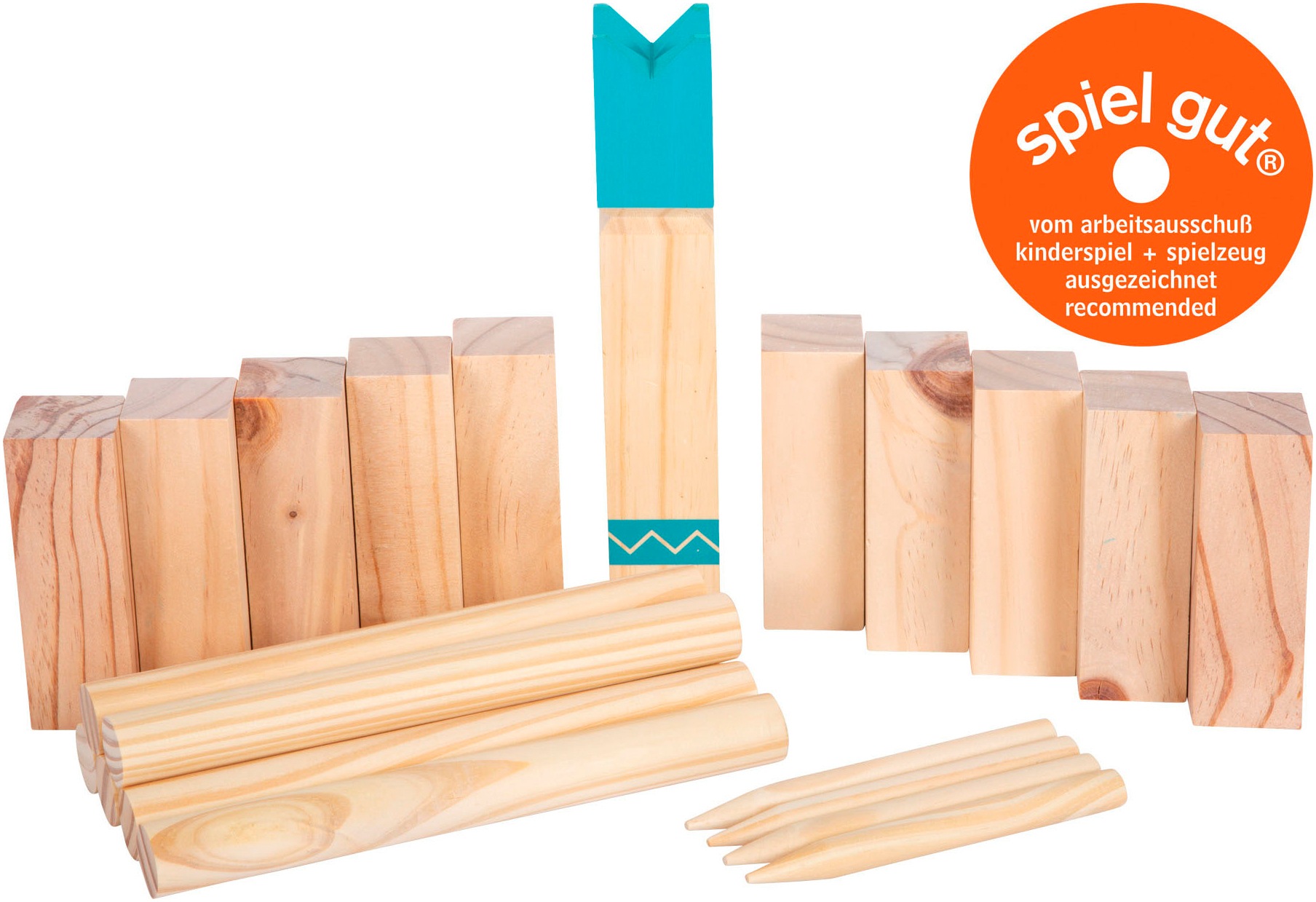 Small Foot Spiel »Wikingerspiel Kubb kompakt, Active«, inkl. Transporttasche