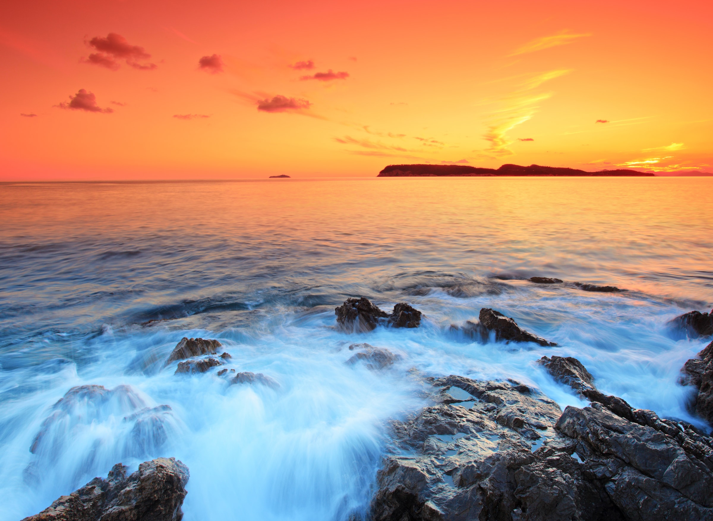 Papermoon Fototapete »Dubrovnik Sunset« günstig online kaufen