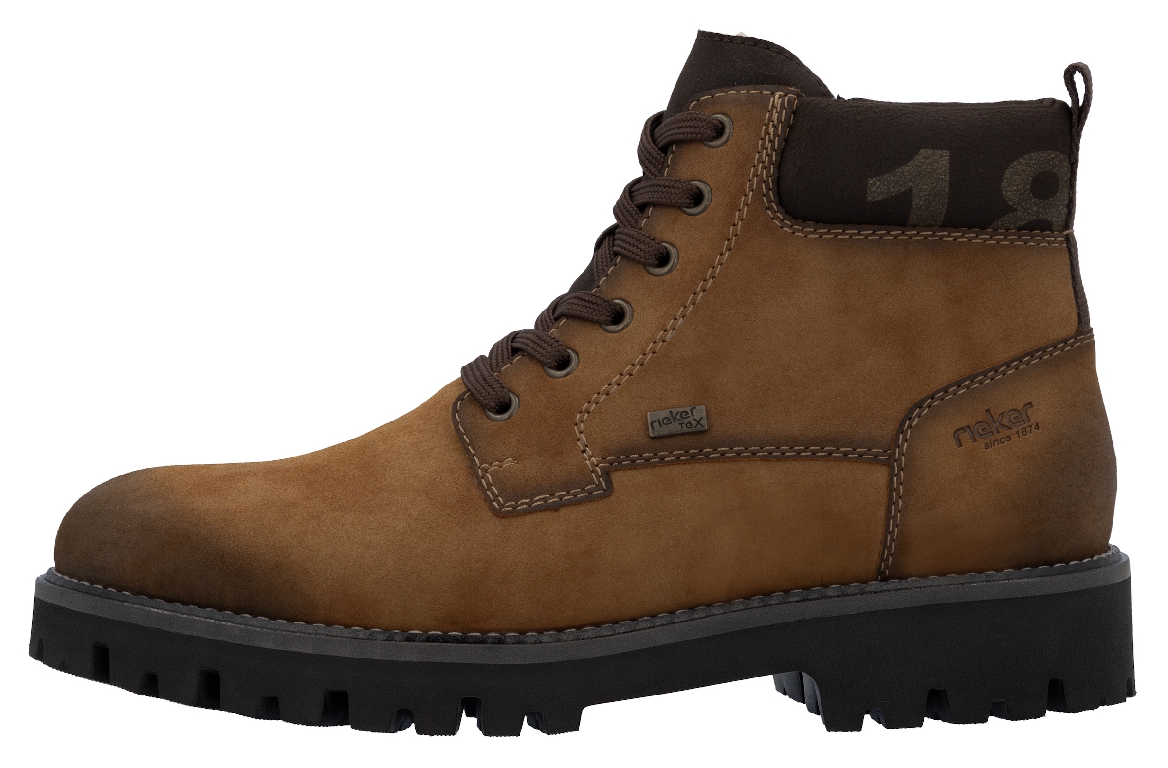 Rieker Winterstiefelette, Winterboots, Outdoorstiefelette mit TEX und Innenreißverschluss