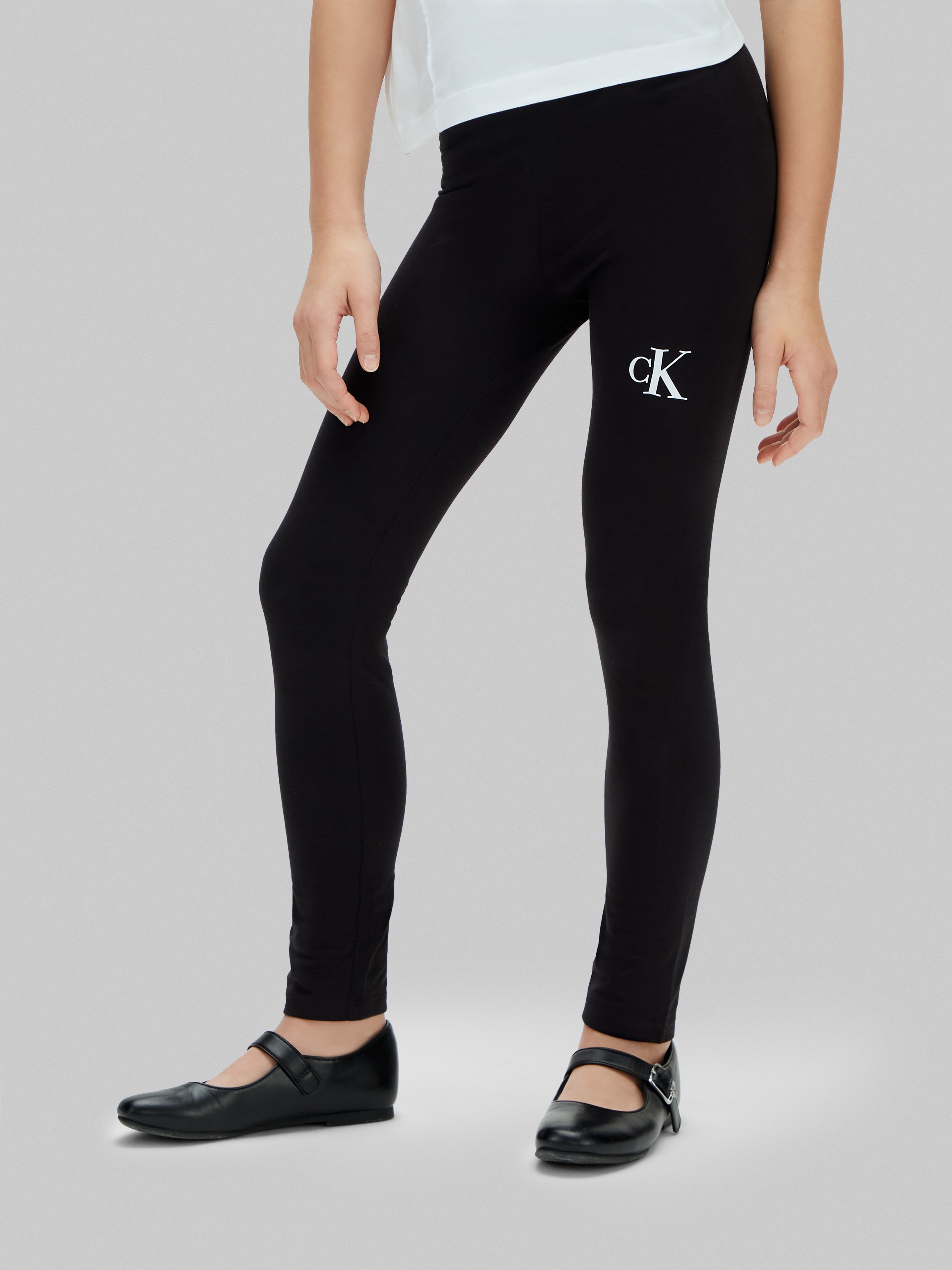 Calvin Klein Jeans Leggings »CK LOGO LEGGING«  Regular fit, Logoschriftzug