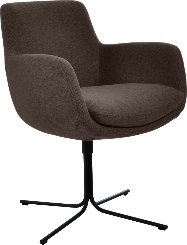 K+W Komfort & Wohnen Drehstuhl »Pego« () filigranem 4-Fuß-Gestell in schwar günstig online kaufen