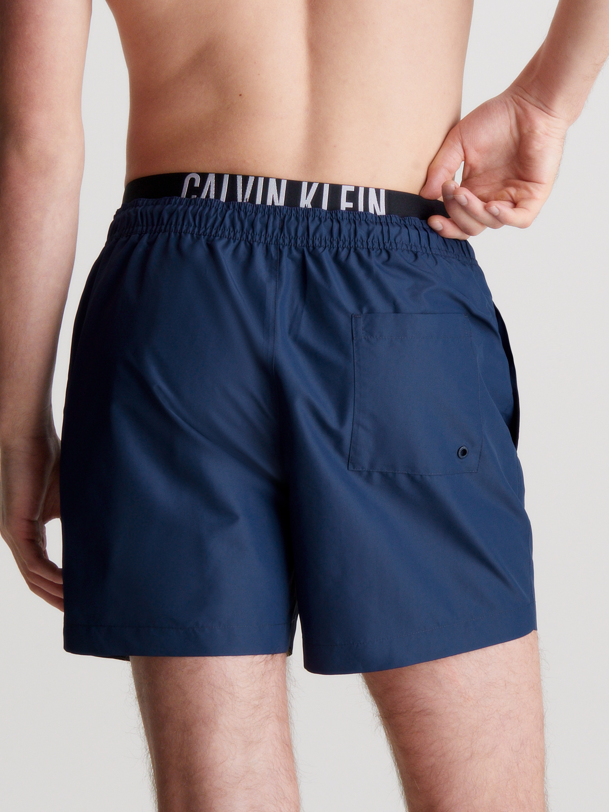 2. Bild von Calvin Klein Swimwear Badeshorts »MEDIUM DOUBLE WB«, mit doppeltem Bund