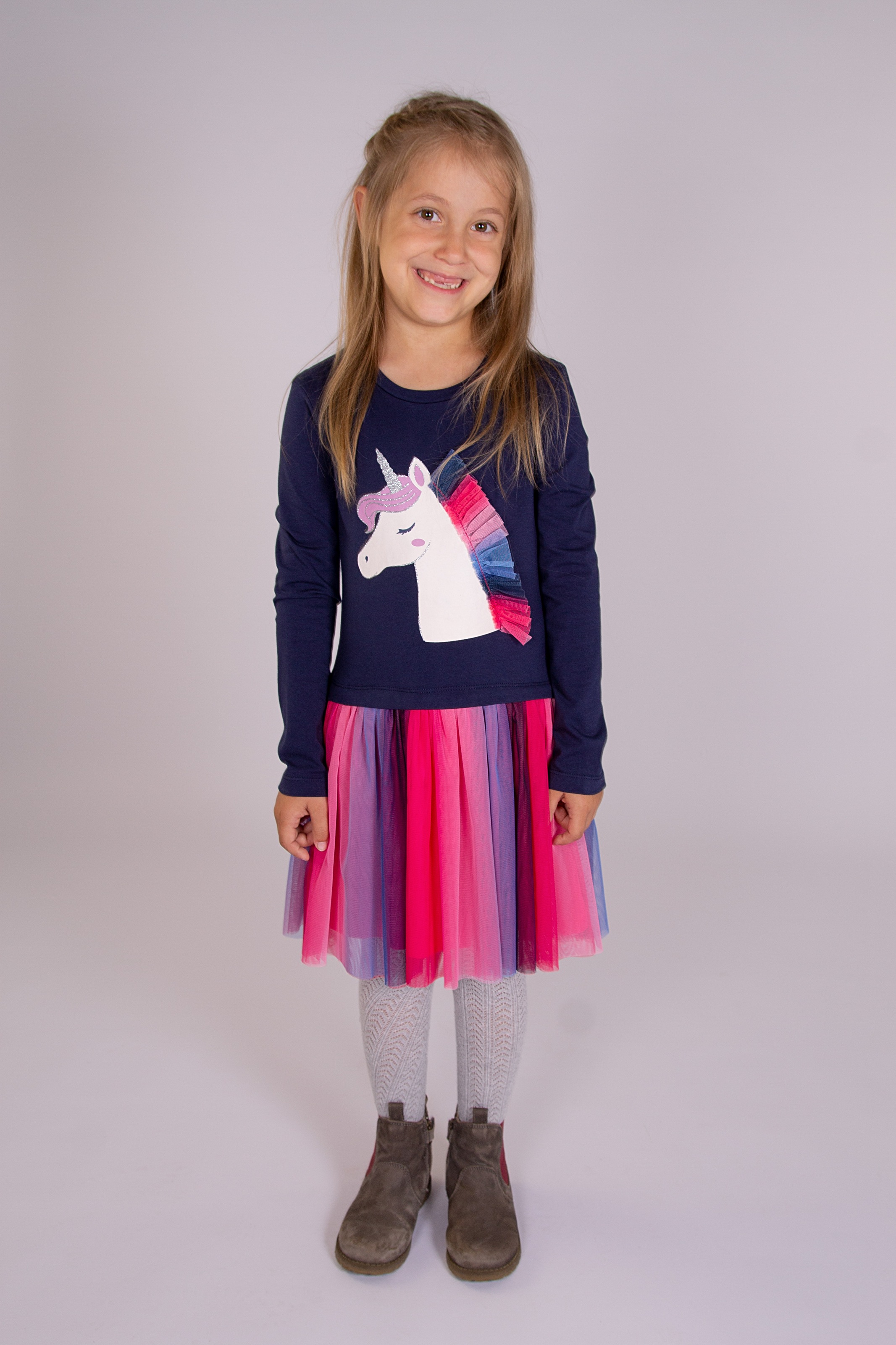 HAPPY GIRLS Midikleid navy 92 - N-Gr N-Gr 92 Süßes Kleid von happy girls