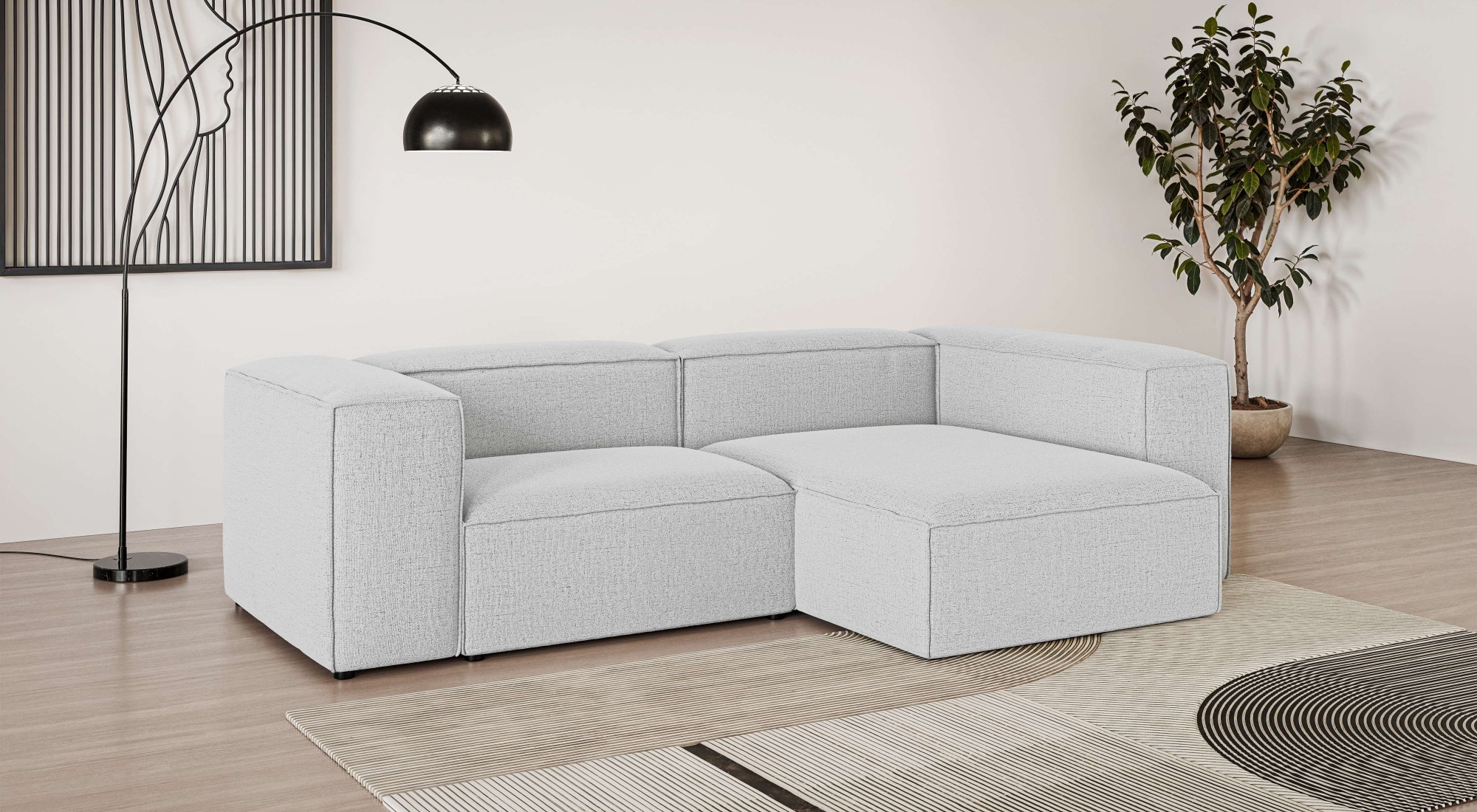 INOSIGN Ecksofa »HAILY L-Form links/rechts, Modularsofa, Maße B/T/H: 260/16 günstig online kaufen