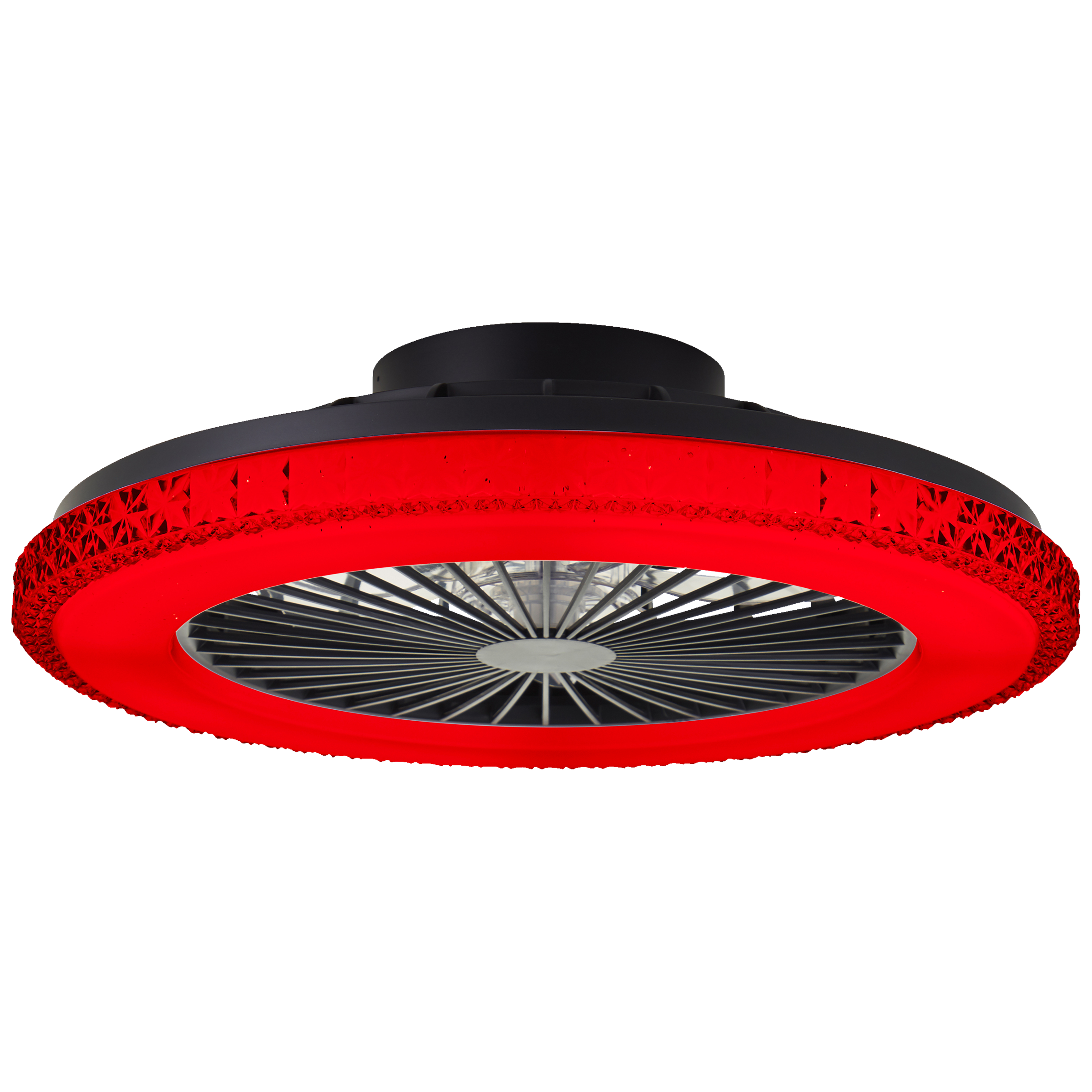 Brilliant LED Deckenleuchte »Badria«, mit Ventilator, 49 cm, digitales RGB, 4700 lm, dimmbar, 3000-6500 K