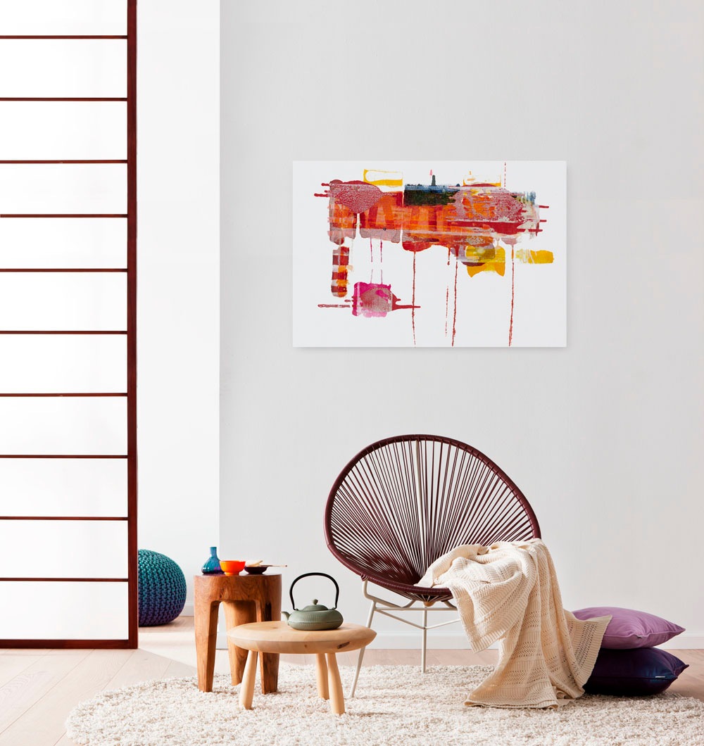 Komar Leinwandbild »Ruby Red - Größe 60 x 90 cm« Natur 1 Stk. tlg. Keilrahm günstig online kaufen