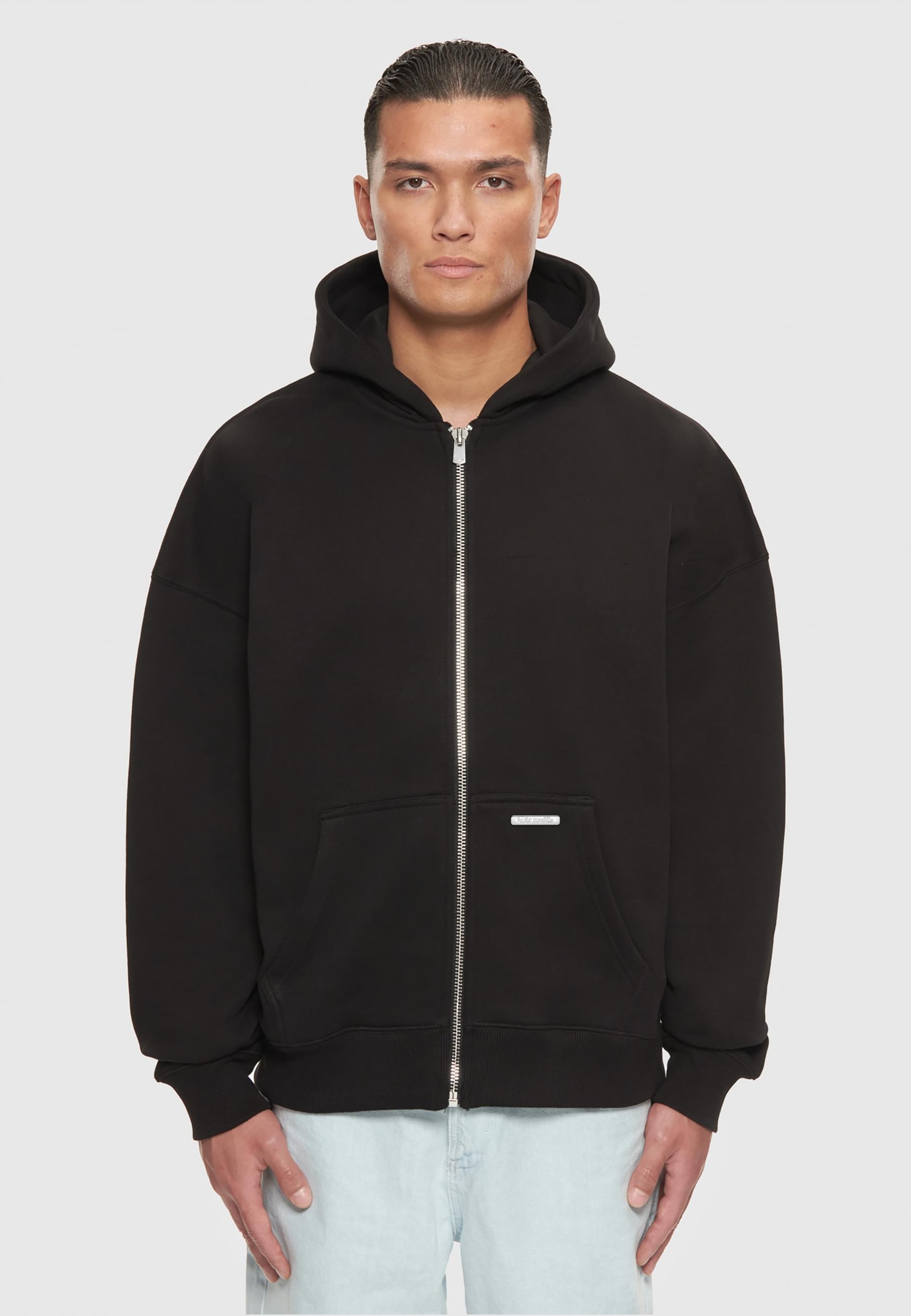 Dropsize Sweatjacke »Dropsize Herren Bazix Republiq Super Heavy Rib Zipper«