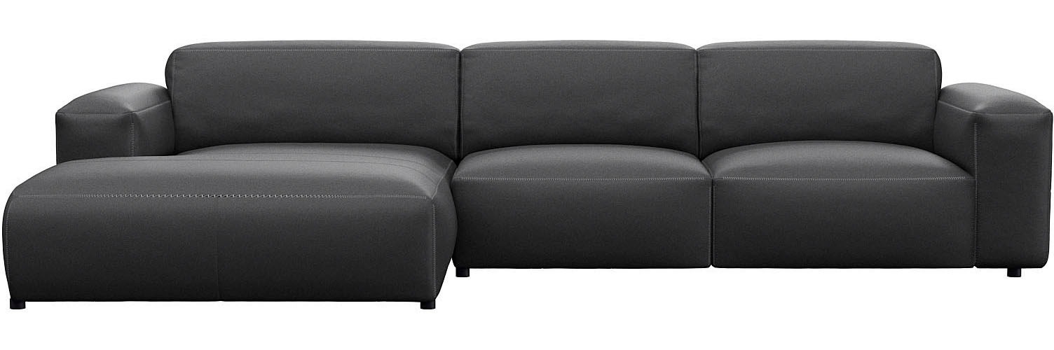 FLEXLUX Ecksofa »Lucera bequem und komfortabel durch hochwertigen Sitzaufba günstig online kaufen