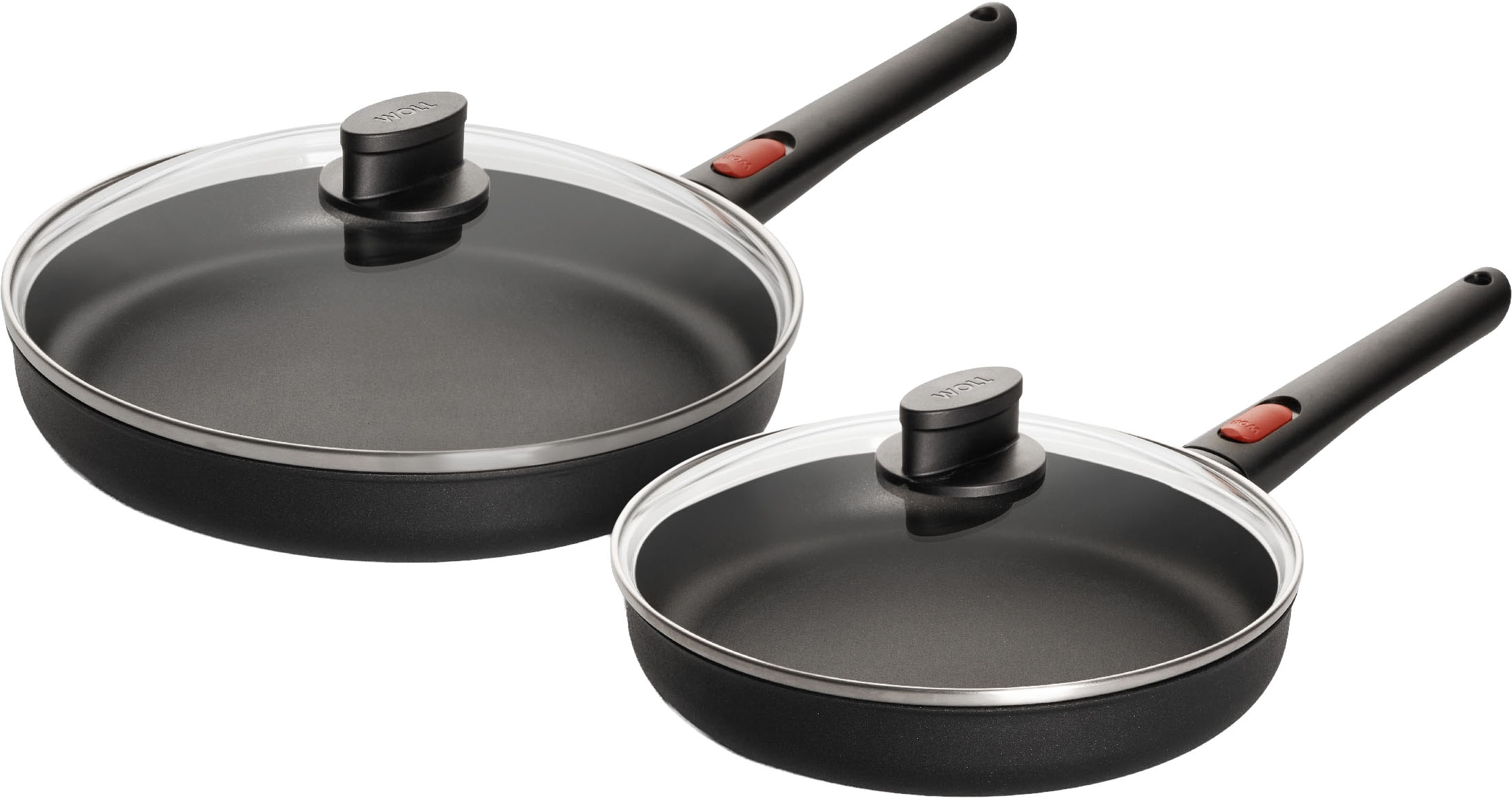 WOLL MADE IN GERMANY Pfannen-Set »Eco Lite QXR«, Aluminium, (Set, 4 tlg.), günstig online kaufen