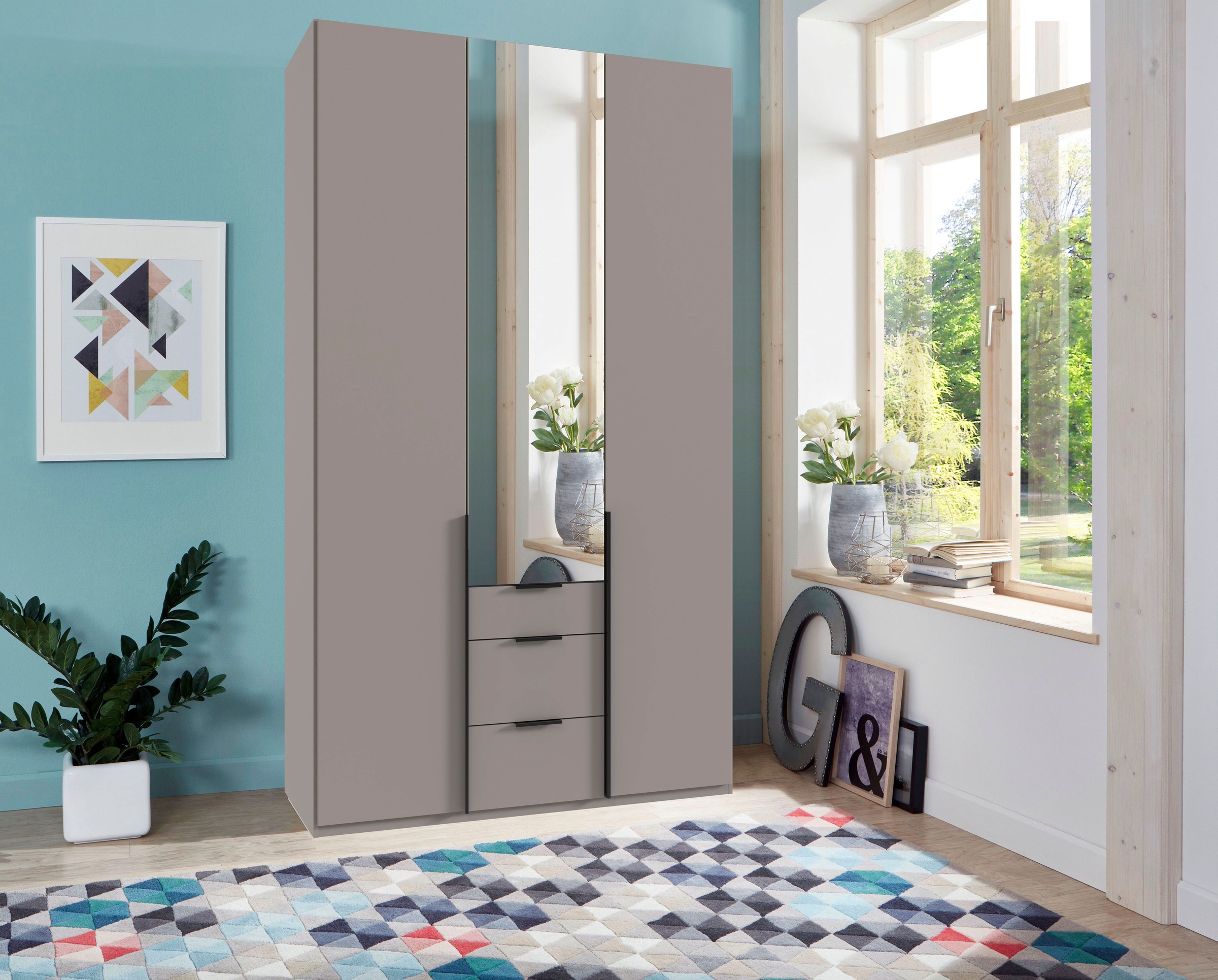 Wimex Drehtürenschrank »Mugano, 135 oder 180cm breit, 208 oder 236cm hoch, günstig online kaufen