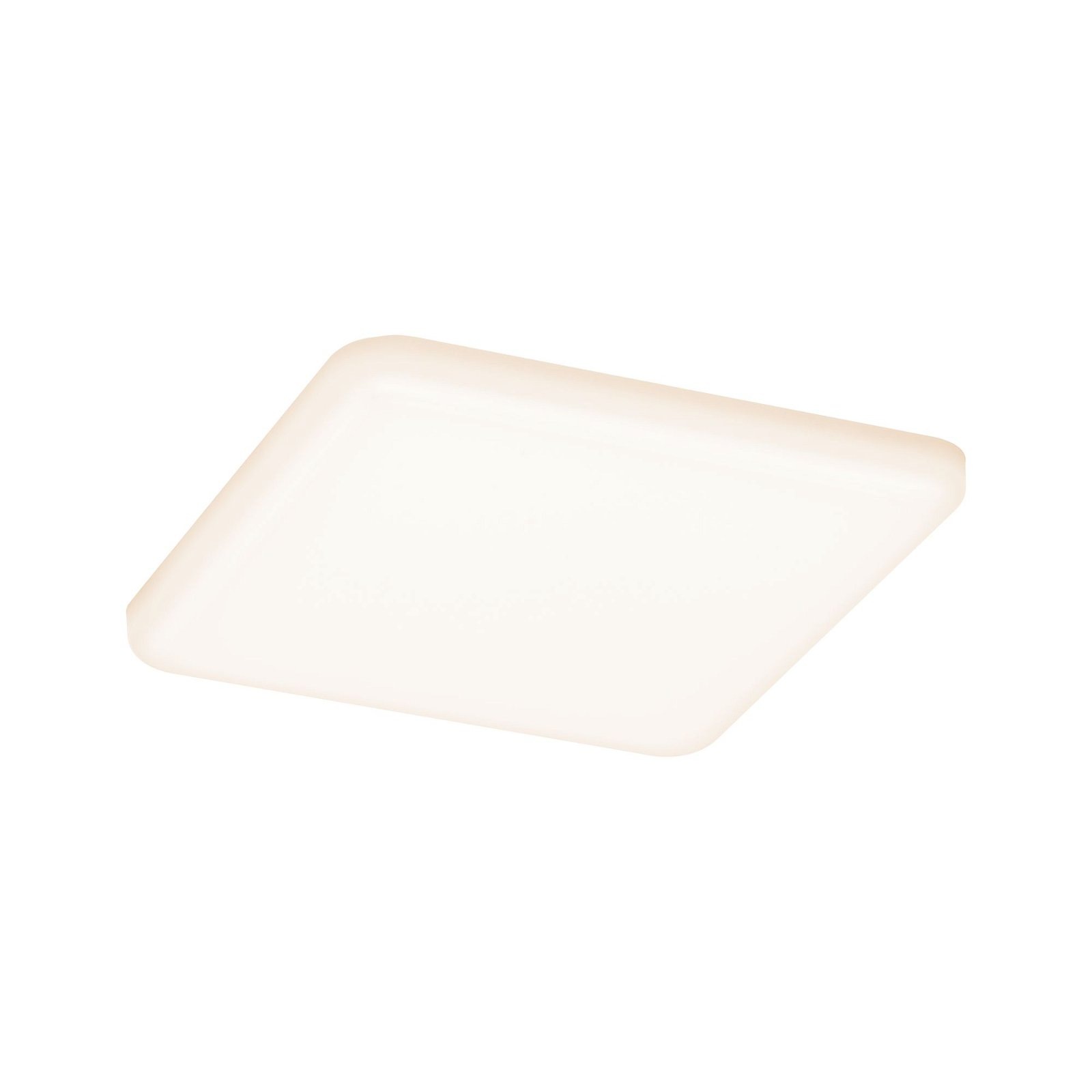 Paulmann LED Einbauleuchte »VariFit Veluna IP44 eckig 125x125mm 8,5W 650lm 3000K Satin«, 1 flammig, Einbaupanel