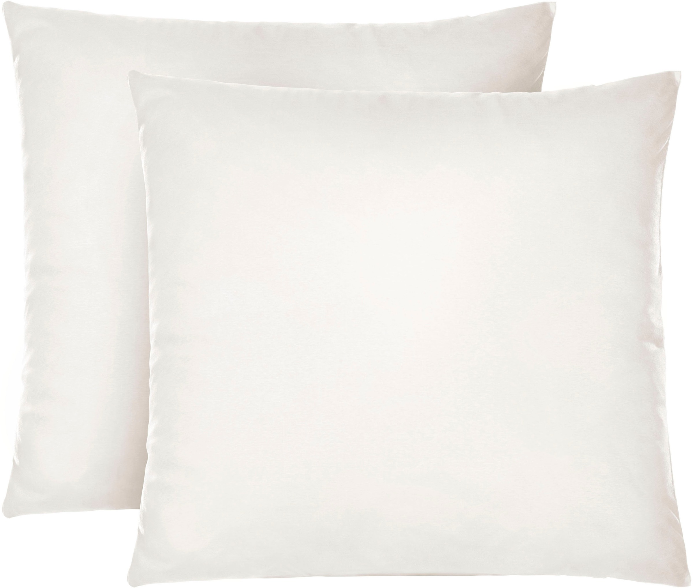 Biberna Kissenbezug »Michi Feinjersey mit Reißverschluss« verschiedene Größ günstig online kaufen