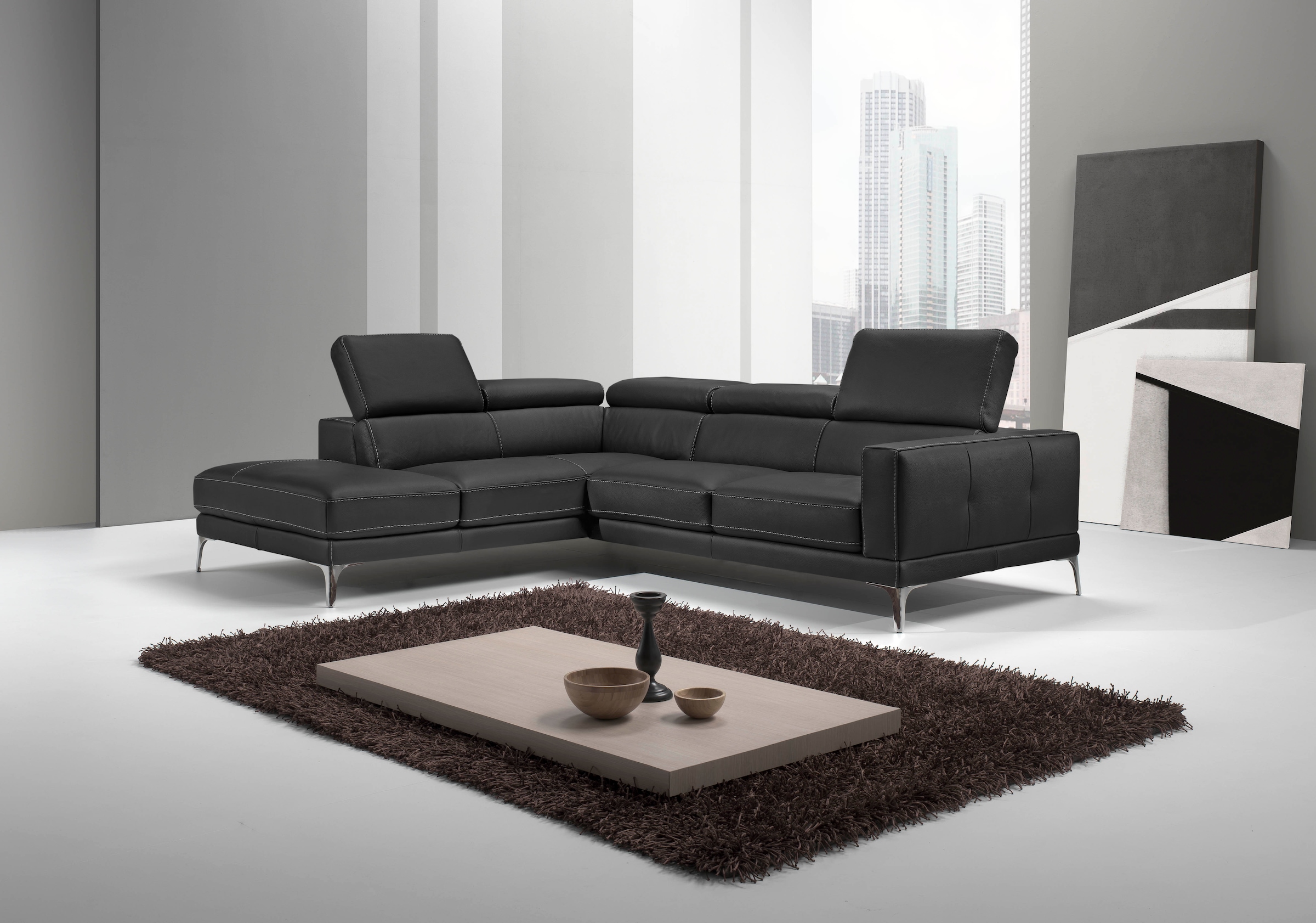 Egoitaliano Ecksofa »Claudie, Designsofa mit extrakomfortablem Sitzkomfort« günstig online kaufen