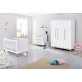 Pinolino® Babyzimmer-Komplettset »Riva«, (Set, 3 St.), breit groß; mit Kinderbett, Schrank und Wickelkommode