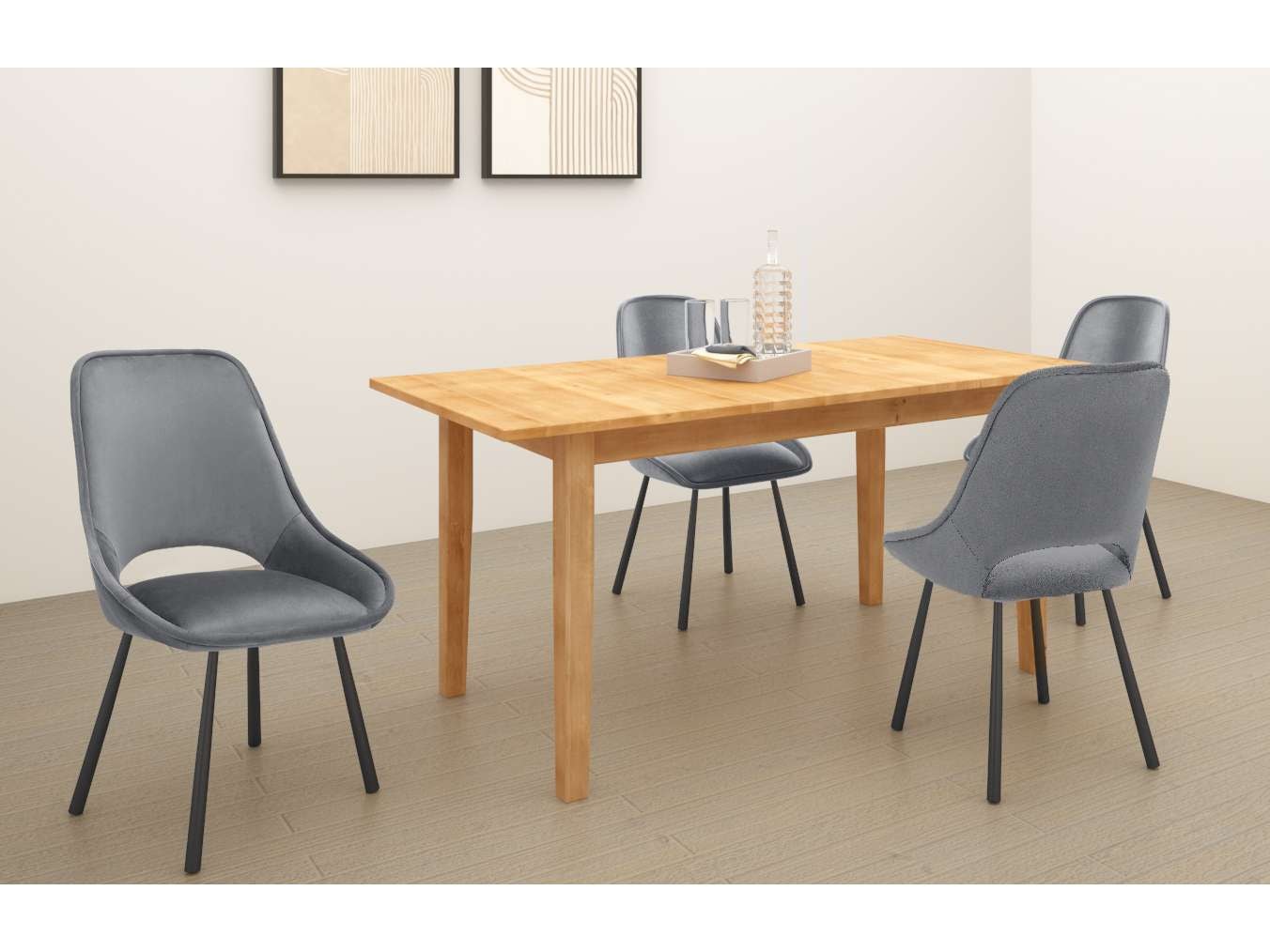 Home affaire Esstisch »Dakota«, aus massivem Kiefernholz, ausziehbar, Breite 160-200 cm