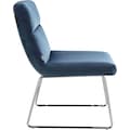 andas Sessel »Gil«, mit einem schönen chromfarbenen Metallgestell, mit einem pflegeleichten Samtvelours Bezug, in drei unterschiedlichen Farbvarianten, Sitzhöhe 47,5 cm