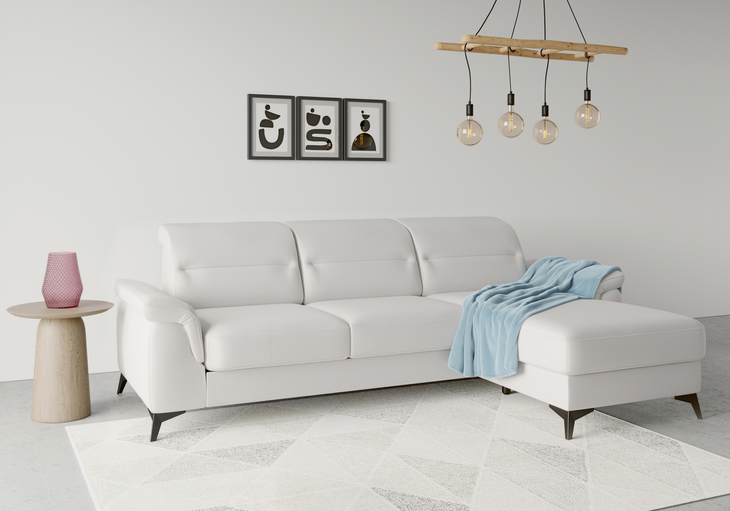 sit&more Ecksofa »Sinatra L-Form«, mit Recamiere, optional mit Kopfteilvers günstig online kaufen