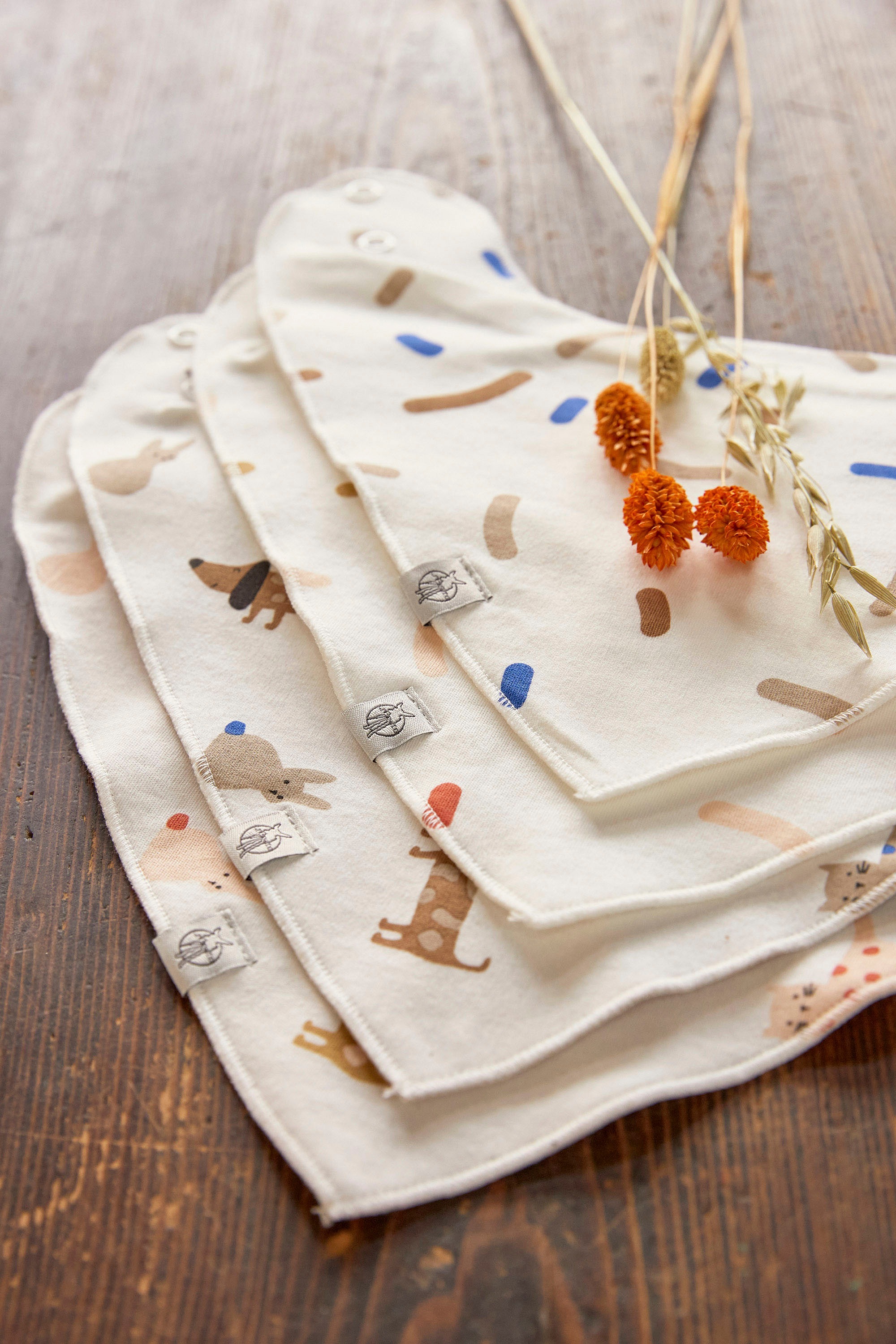 LÄSSIG Dreieckstuch »Little Mateys, Bandana, royal blue«, für Babys; Bio-Baumwolle