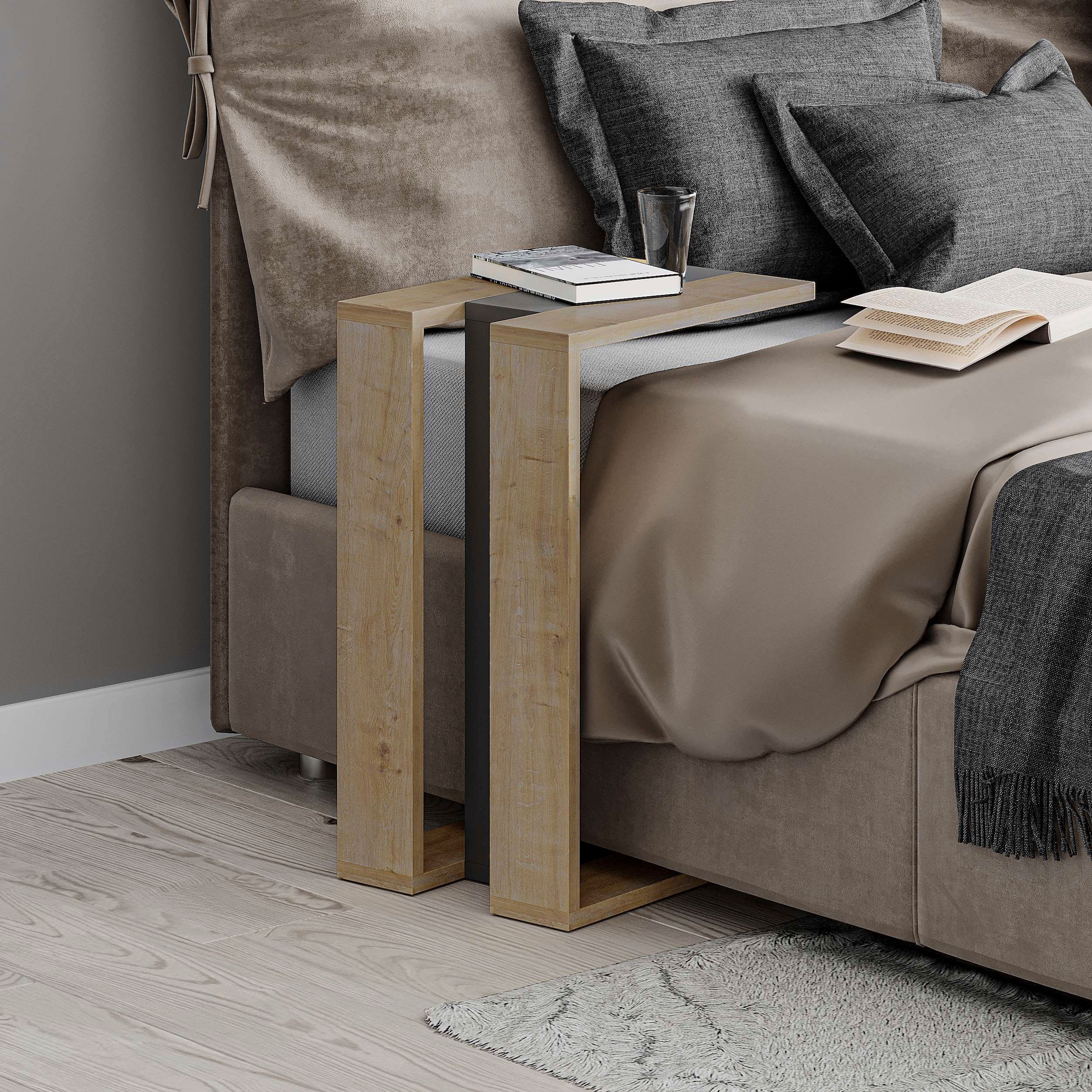 Decortie Beistelltisch »MUJU BEISTELLTISCH«, (Packung, 1 St.), Leichte Montage, Lagerung, Platzsparend