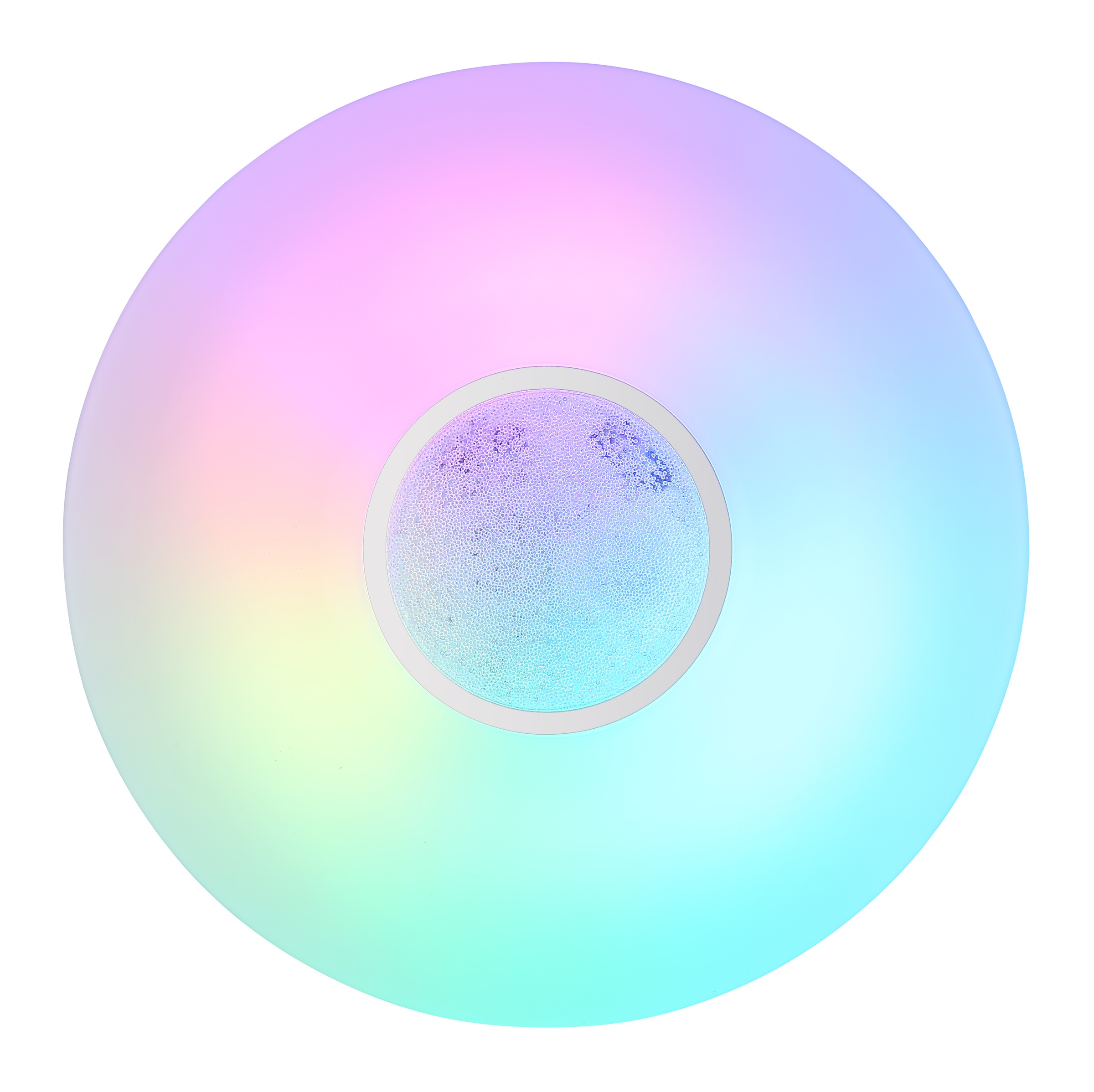 GLOBO LIGHTING LED Deckenleuchte »SULLY« LED-Modul 1 Stk. Deckenlampe/rund/Wohnzimmer/Schlafzimmer/elegant/rot-grün-blau