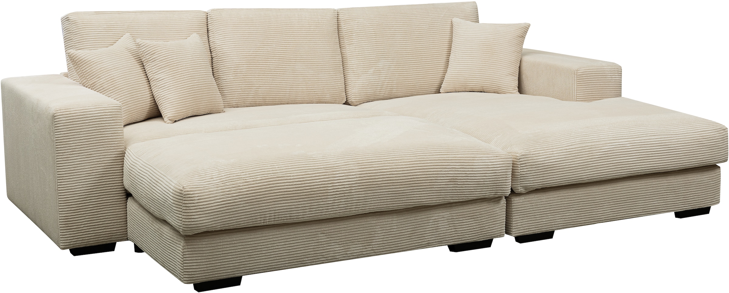 WERK2 Ecksofa »Eden« mit Polsterhocker