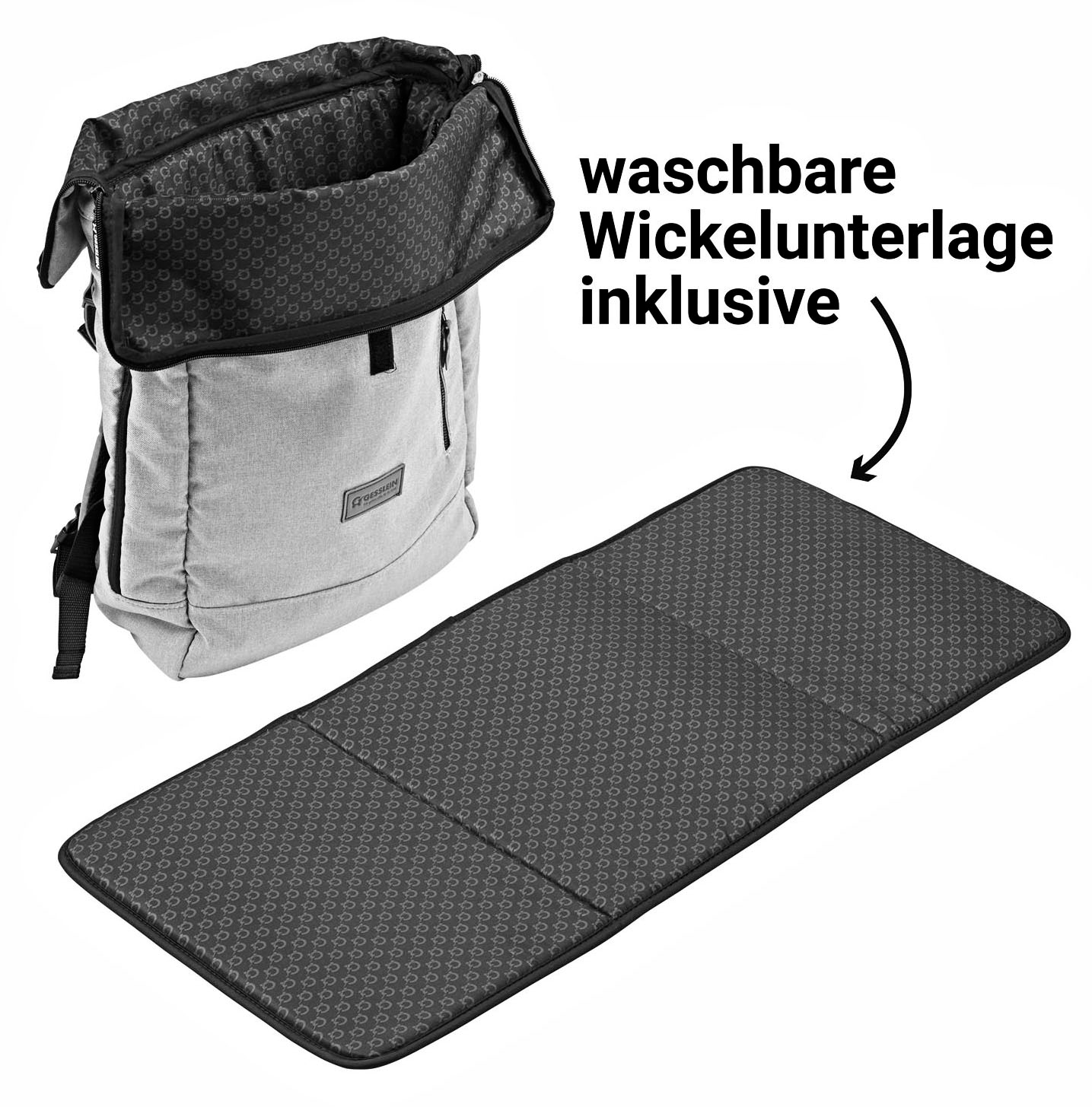 Gesslein Wickelrucksack »N°6, sand«, Made in Germany