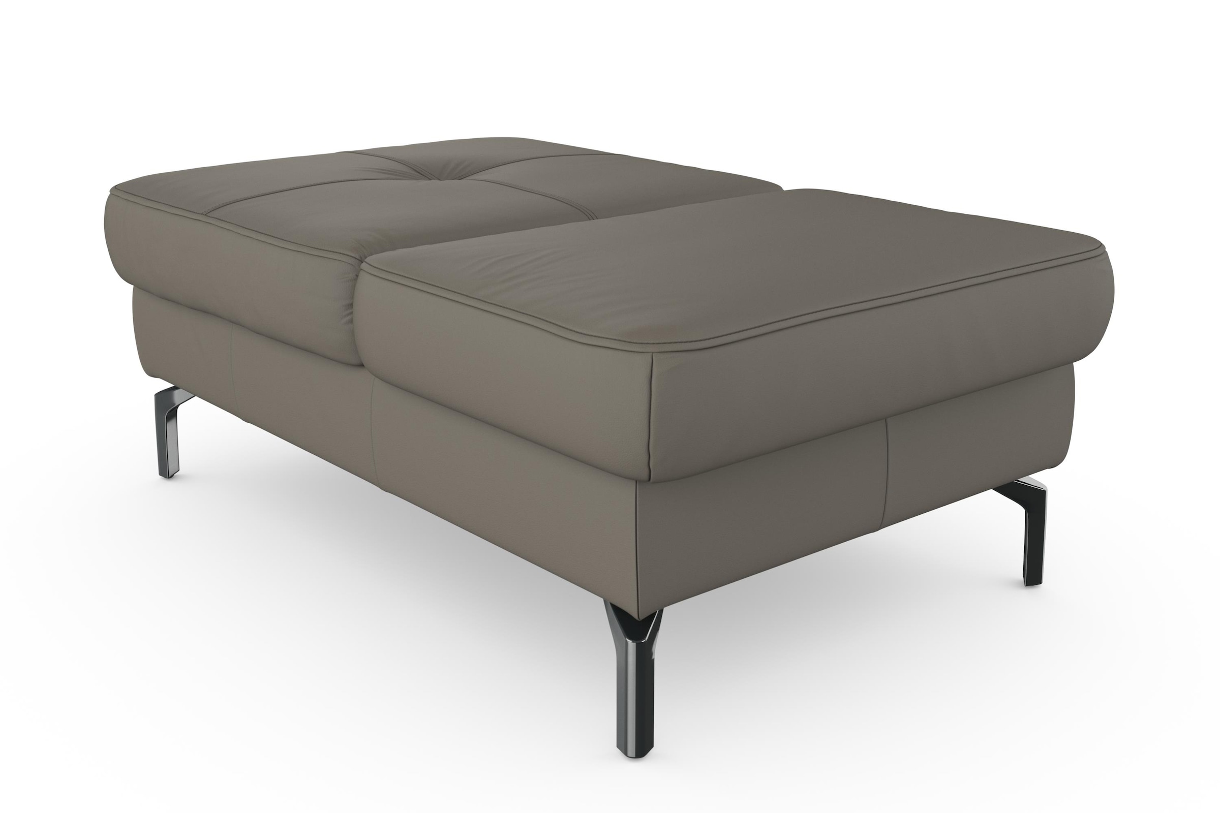 sit&more Hocker »Bendigo«, mit Klappfunktion, Bodenfreiheit 15 cm, wahlweise in 2 Fußfarben