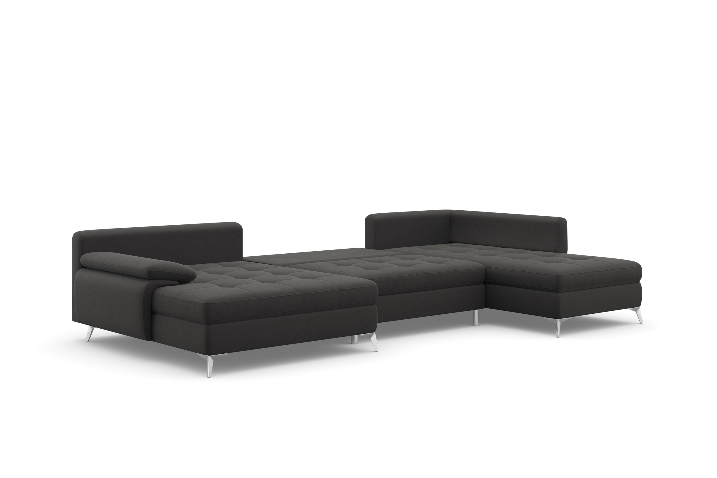 sit&more Wohnlandschaft »Latigo U-Form«, mit Mega-Recamiere, wahlweise mit Bettfunktion und Bettkasten