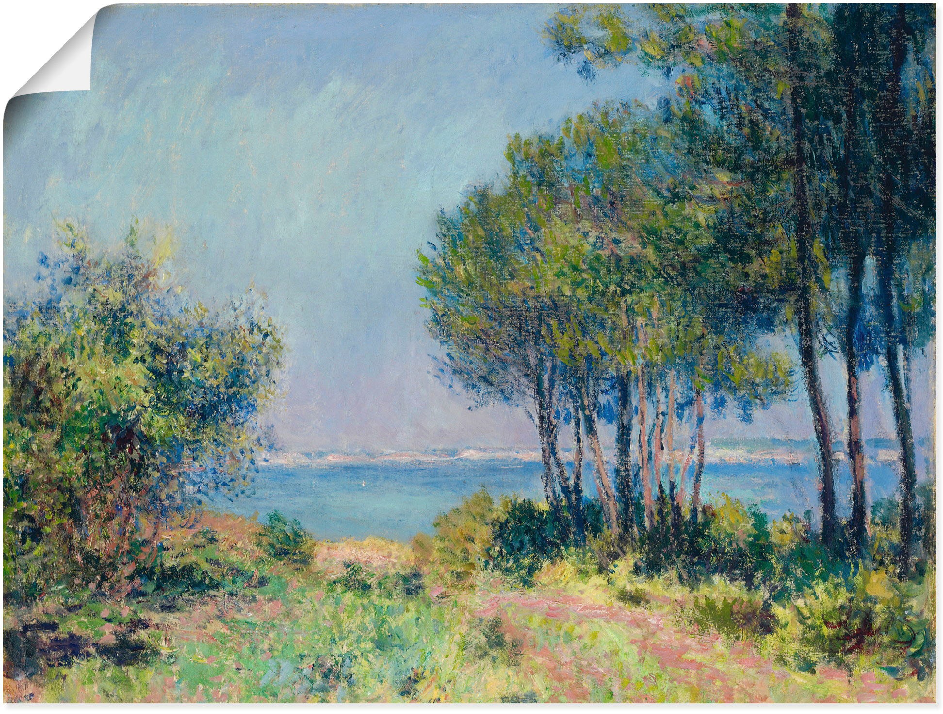 Artland Kunstdruck »Die Küste bei Varengeville. 1882«, Gewässer, (1 St.), a günstig online kaufen