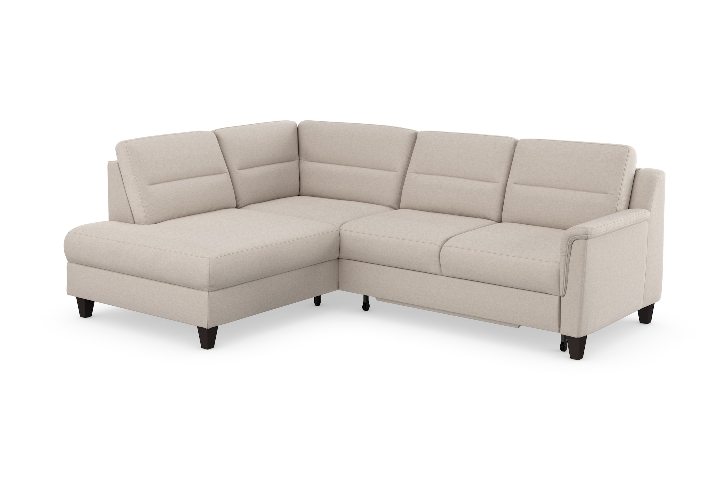 sit&more Ecksofa »Farö L-Form«, inklusive Federkern, wahlweise mit Bettfunktion und Bettkasten