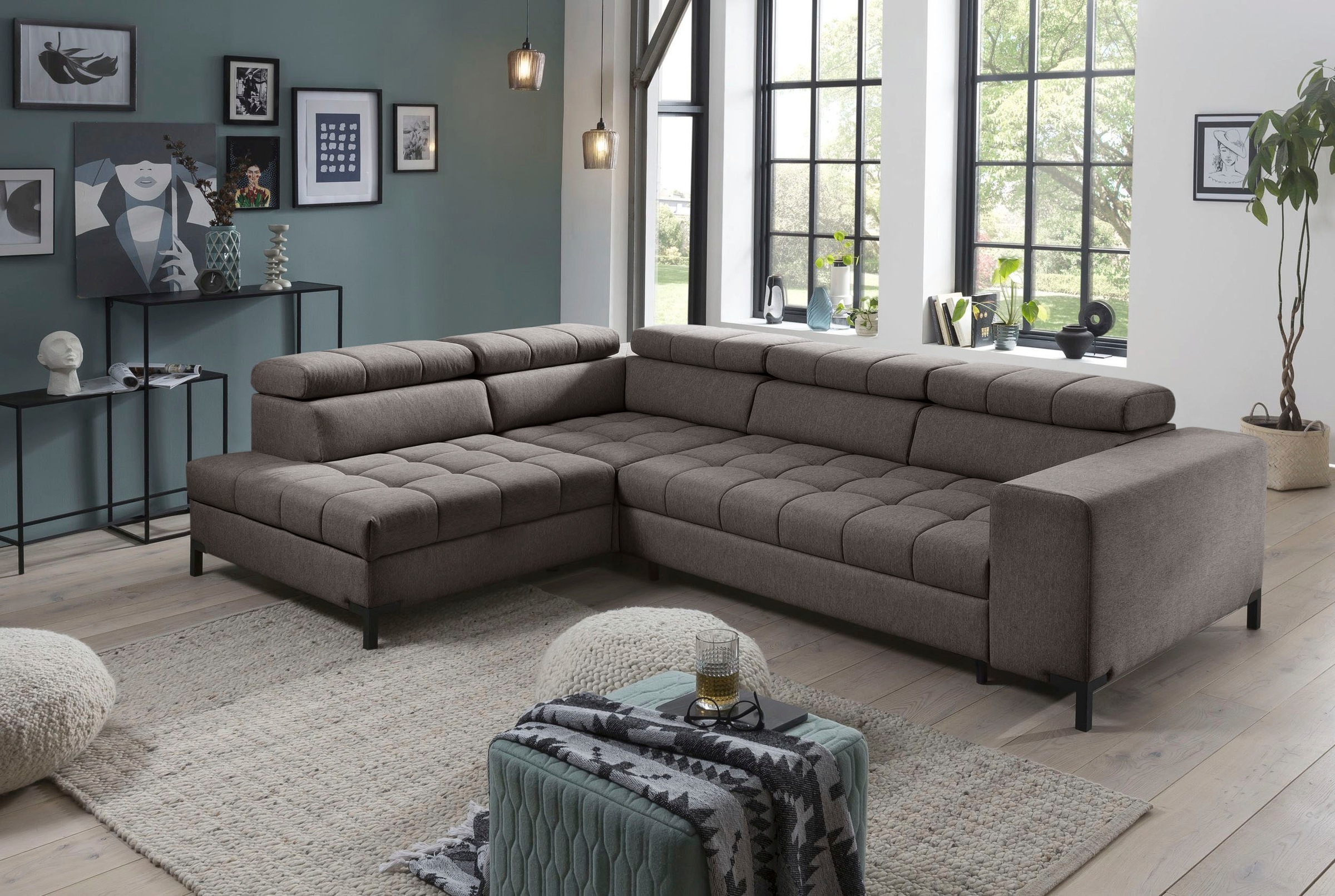 exxpo - sofa fashion Ecksofa »Bocco, hochwertige Verarbeitung, toller Sitzk günstig online kaufen