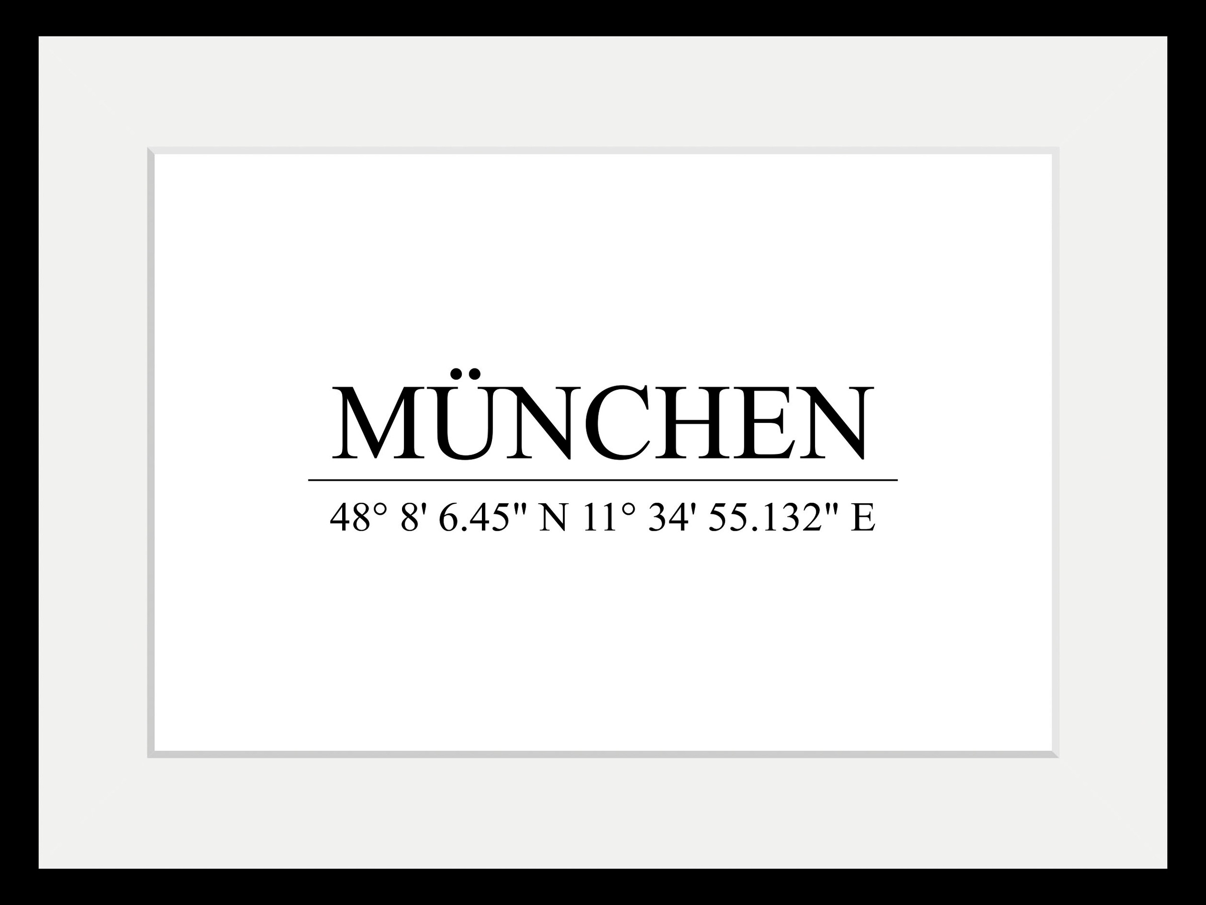 queence Bild »MÜNCHEN«, Städte-Stadt-Deutschland-Schwarz-Weiß-Gebäude-Münch günstig online kaufen