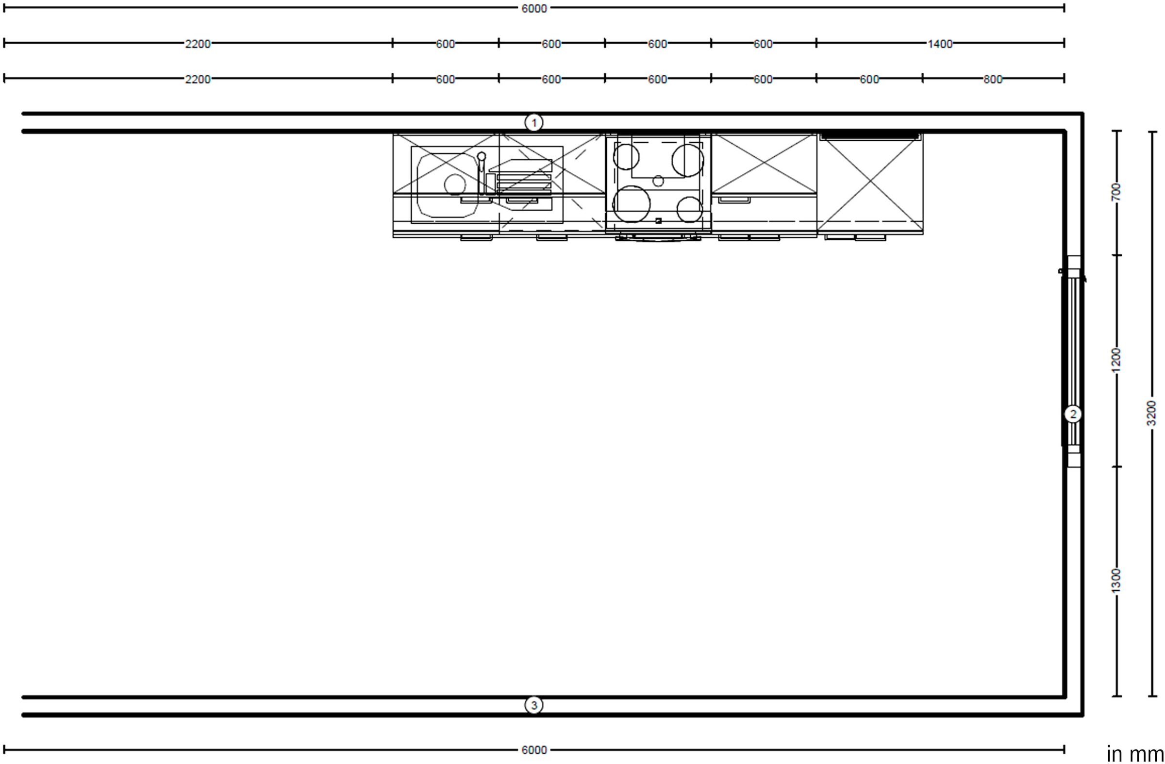 nobilia® Küchenzeile »"Touch I"«, vormontiert, Ausrichtung wählbar, Breite 300 cm, wahlw. mit E-Geräten