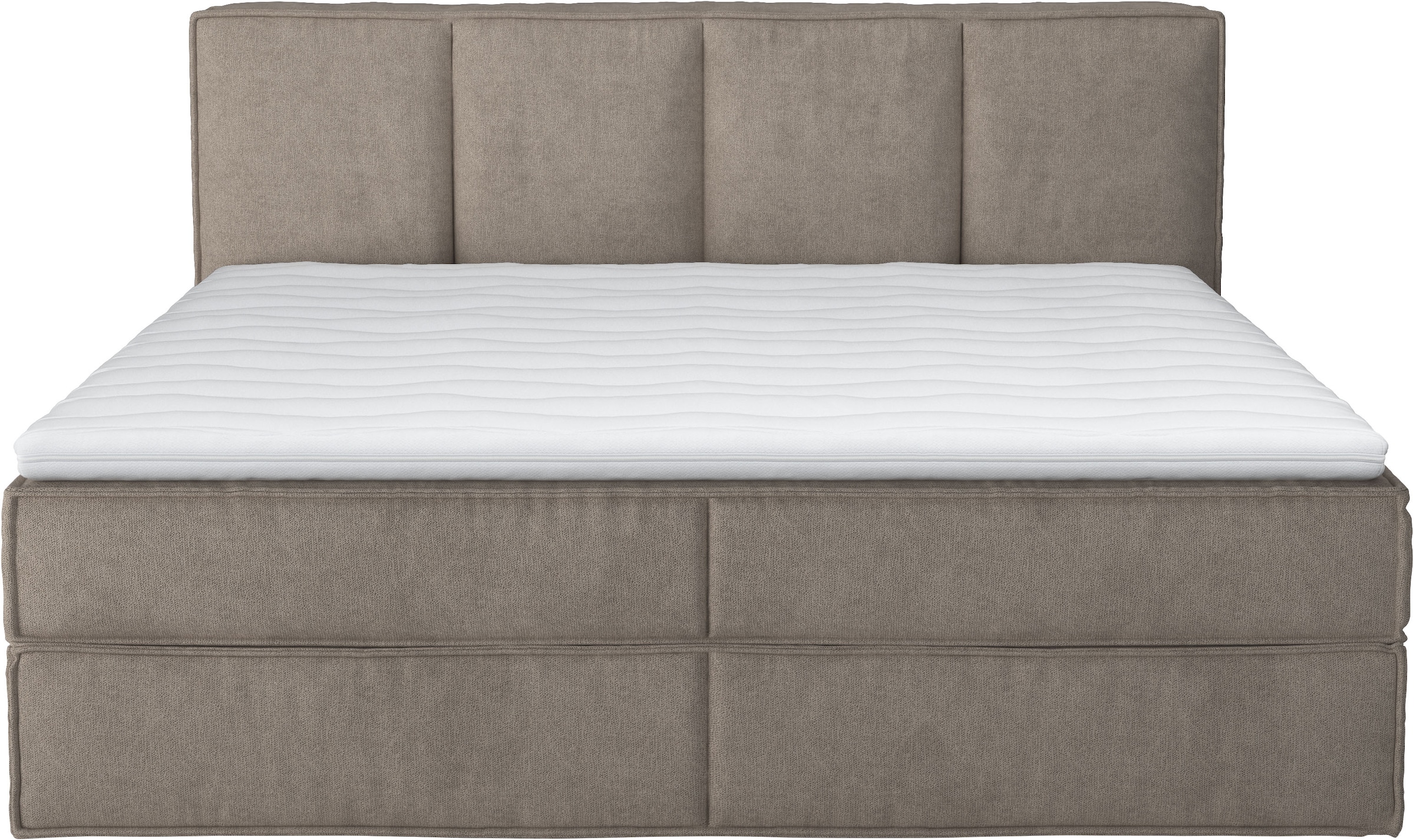 Home affaire Boxspringbett »Sacy«, Boxbett inkl. Topper, 2 Matratzen, Härtegrade H2, H3 und H4 wählbar