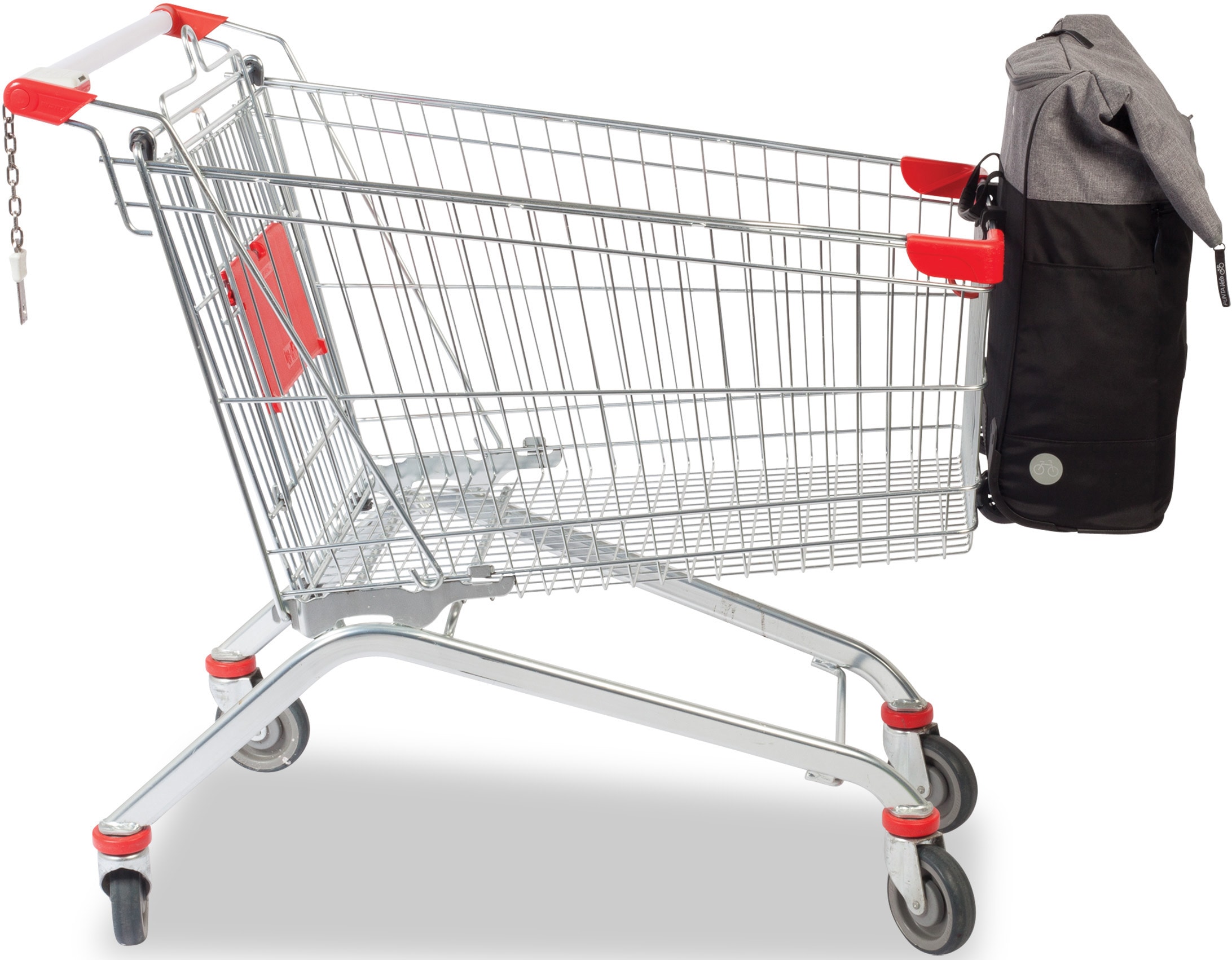fabrizio® Einkaufstrolley »Punta Velo«, (1 tlg.), mit Hakensystem für  Fahrradgepäckträger