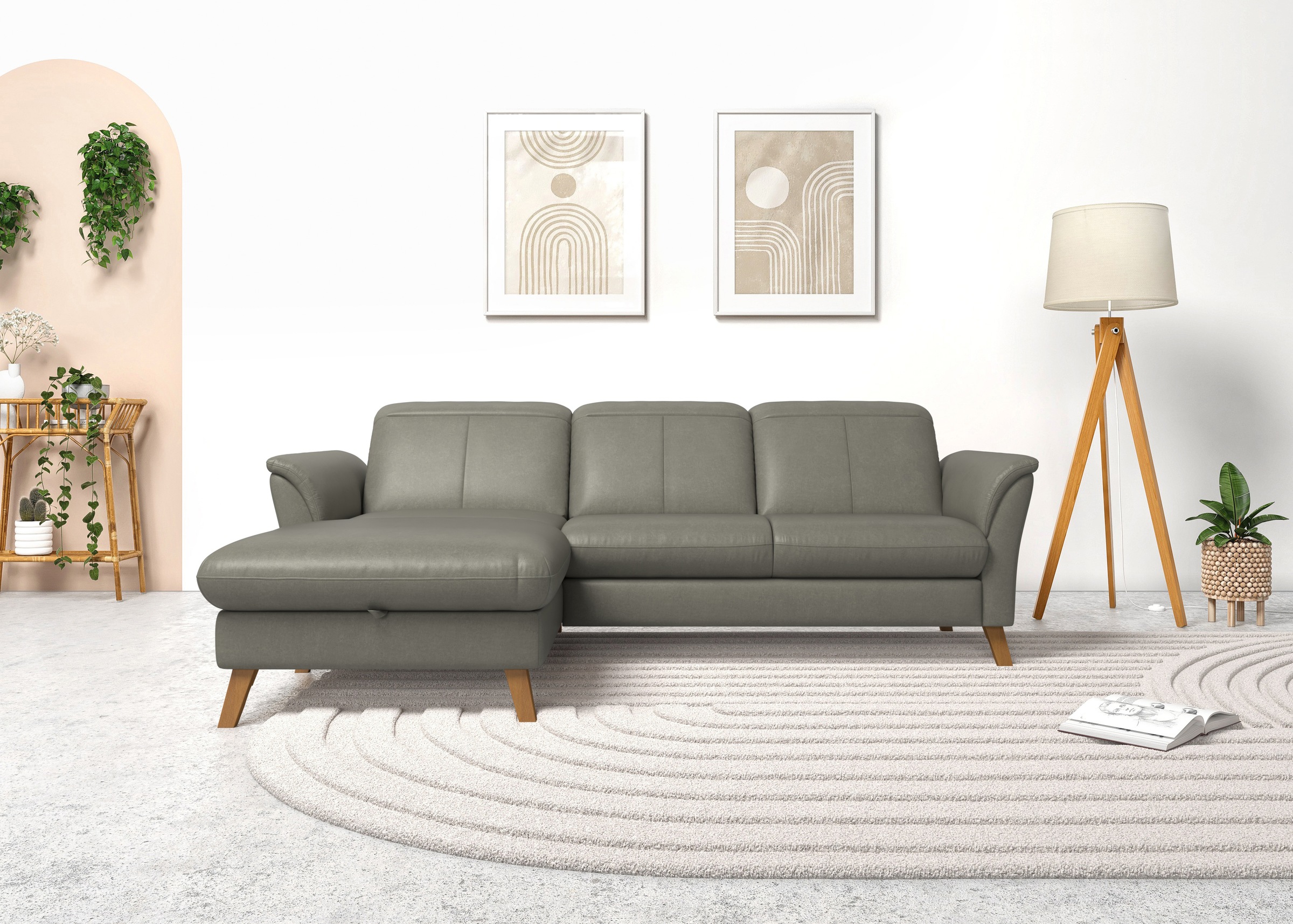 sit&more Ecksofa "Romero L-Form", wahlweise mit oder ohne Relax-Funktion, B günstig online kaufen