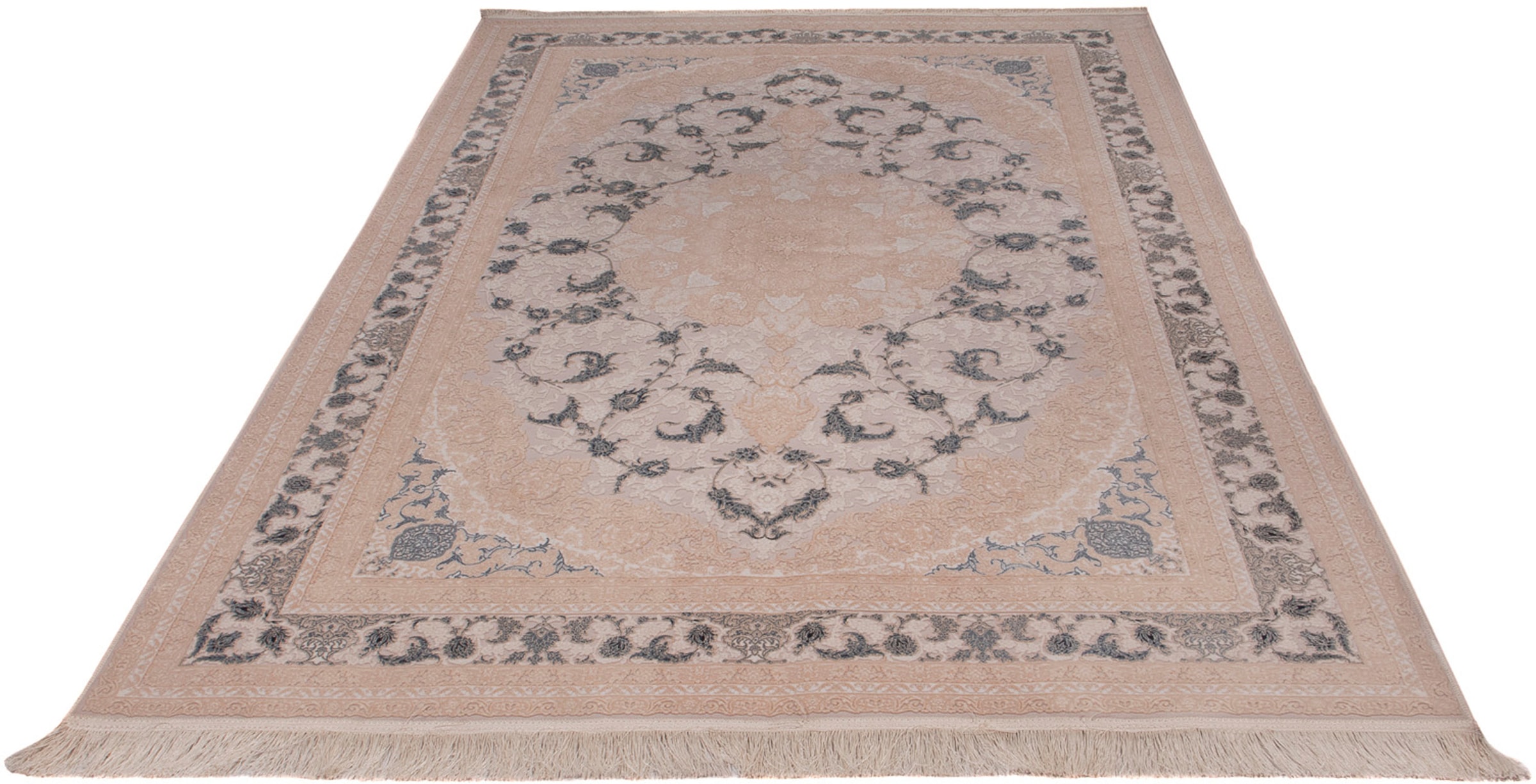 morgenland Designteppich »Designer - 225 x 150 cm - beige«, rechteckig, 8 m günstig online kaufen